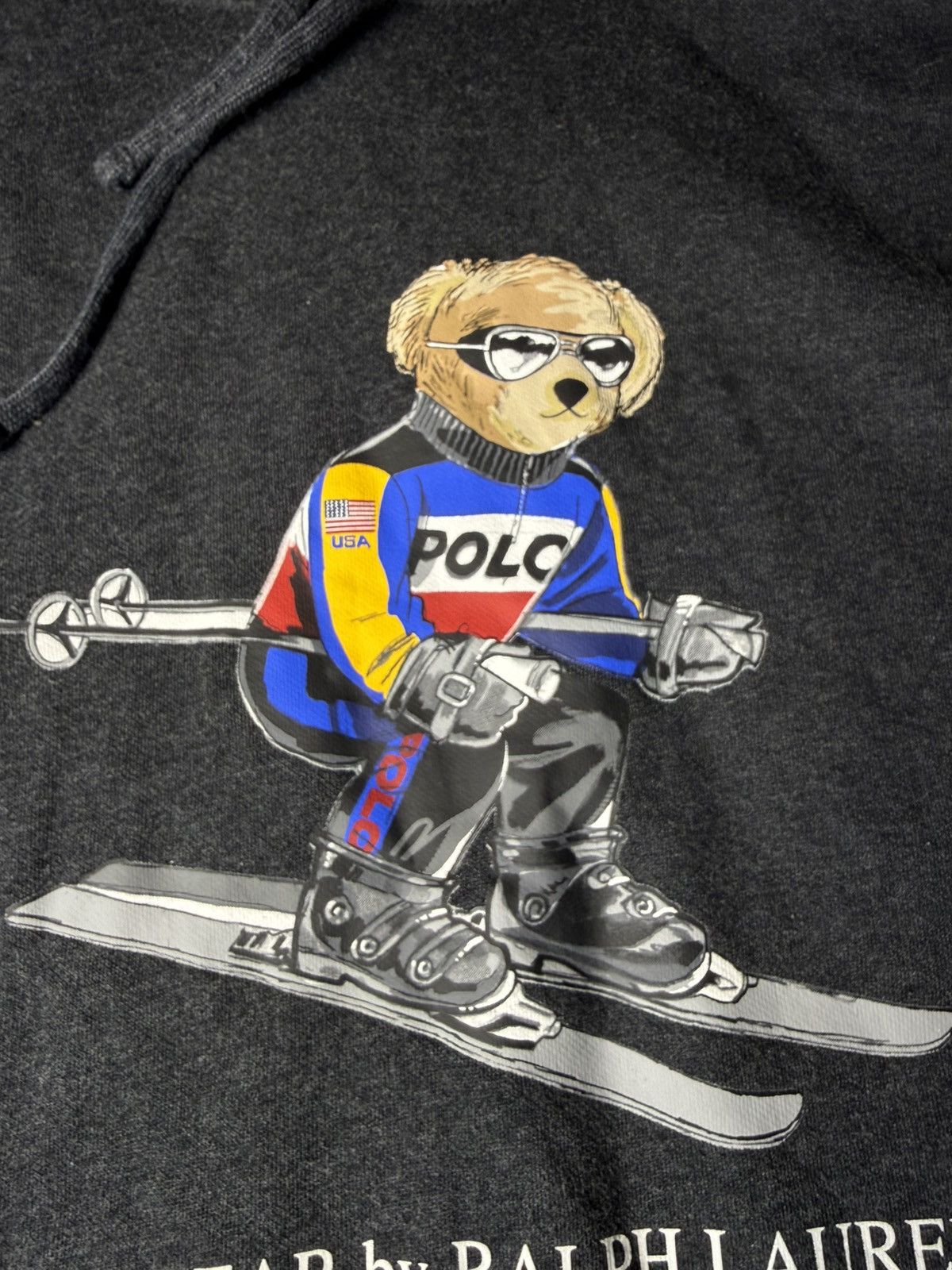 Polo Ralph Lauren Ralph Lauren Polo Bear Men's Pullover Hoodie Fleece Size US XXL / EU 58 / 5 - 5 Thumbnail