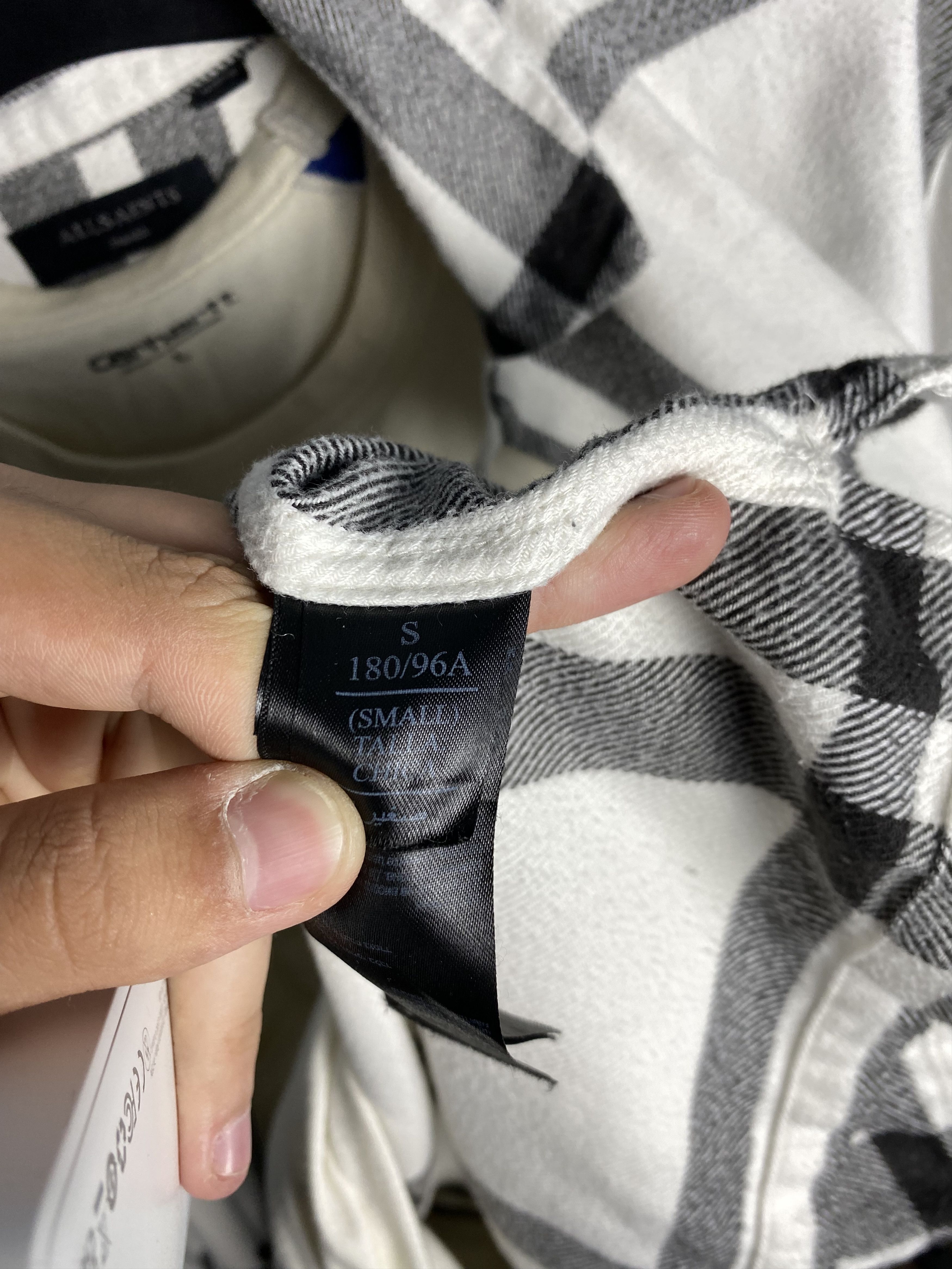 Allsaints Allsaints Mens Flannel Shirt Travis style Y2K Size US S / EU 44-46 / 1 - 5 Thumbnail