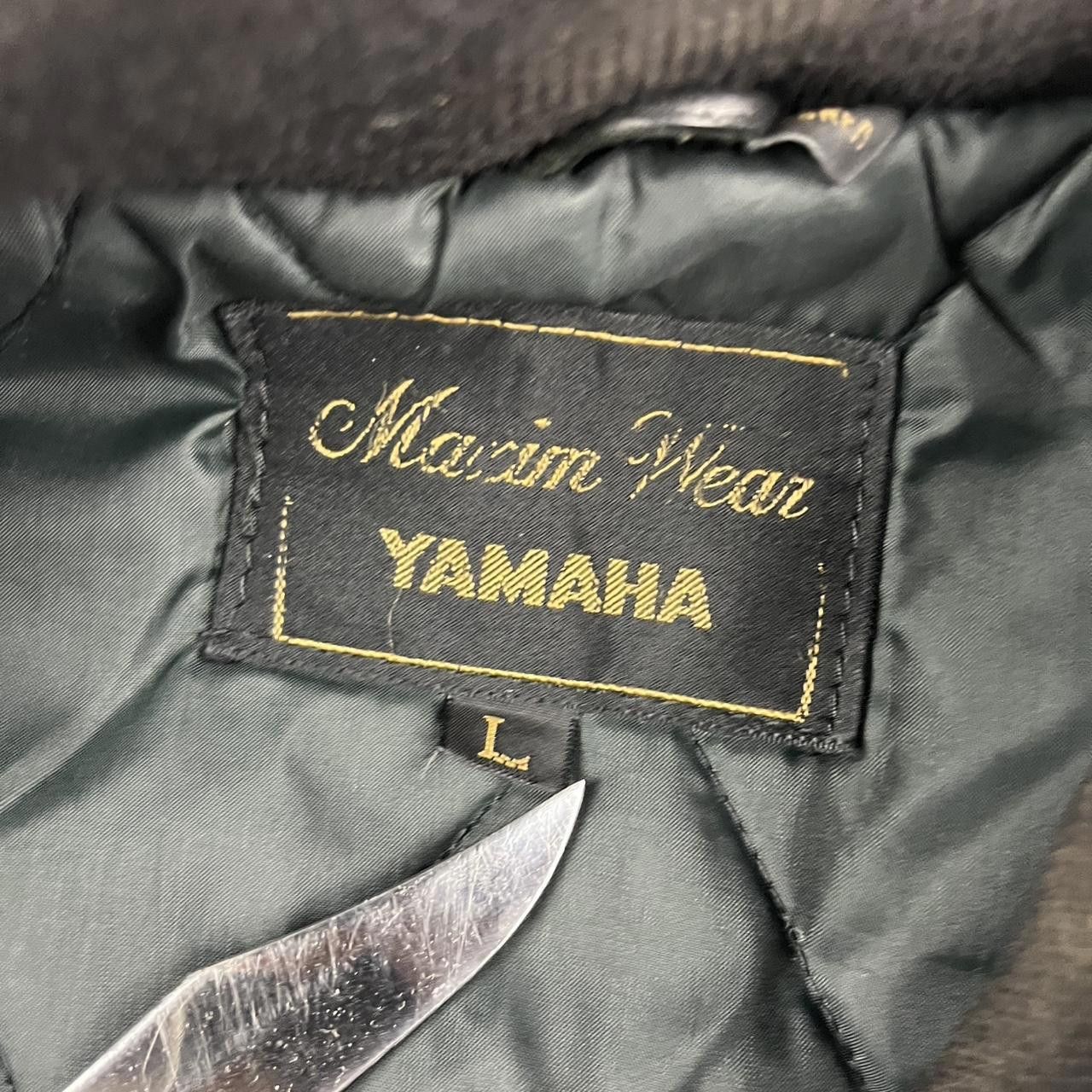 Yamaha Yamaha biker leather jacket Size US L / EU 52-54 / 3 - 3 Thumbnail