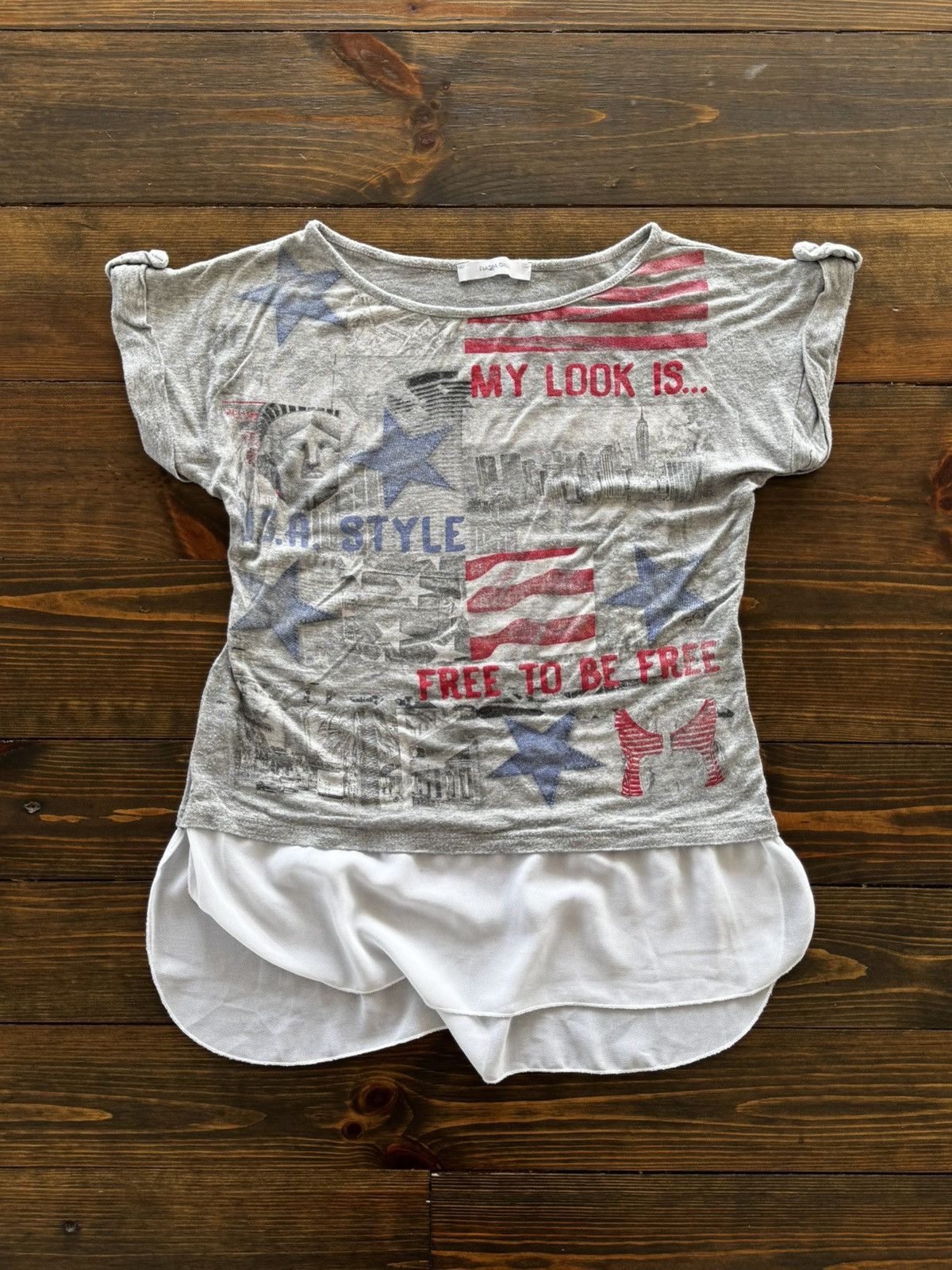 Y2K Hysteric Glamour Style Sexy USA Logo Tank Top Tee