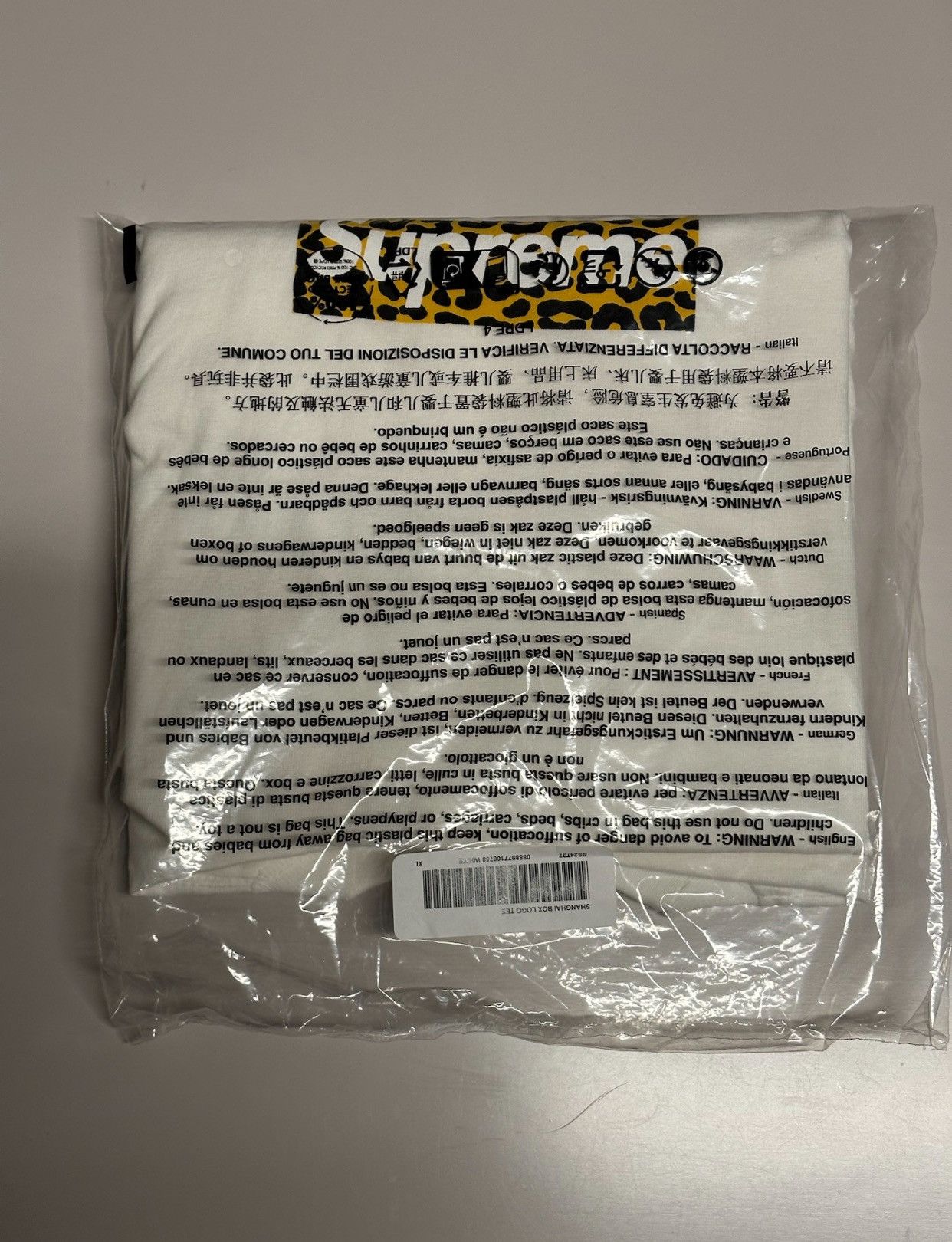 Supreme Supreme Shanghai Box Logo Tee Size US XL / EU 56 / 4 - 2 Thumbnail