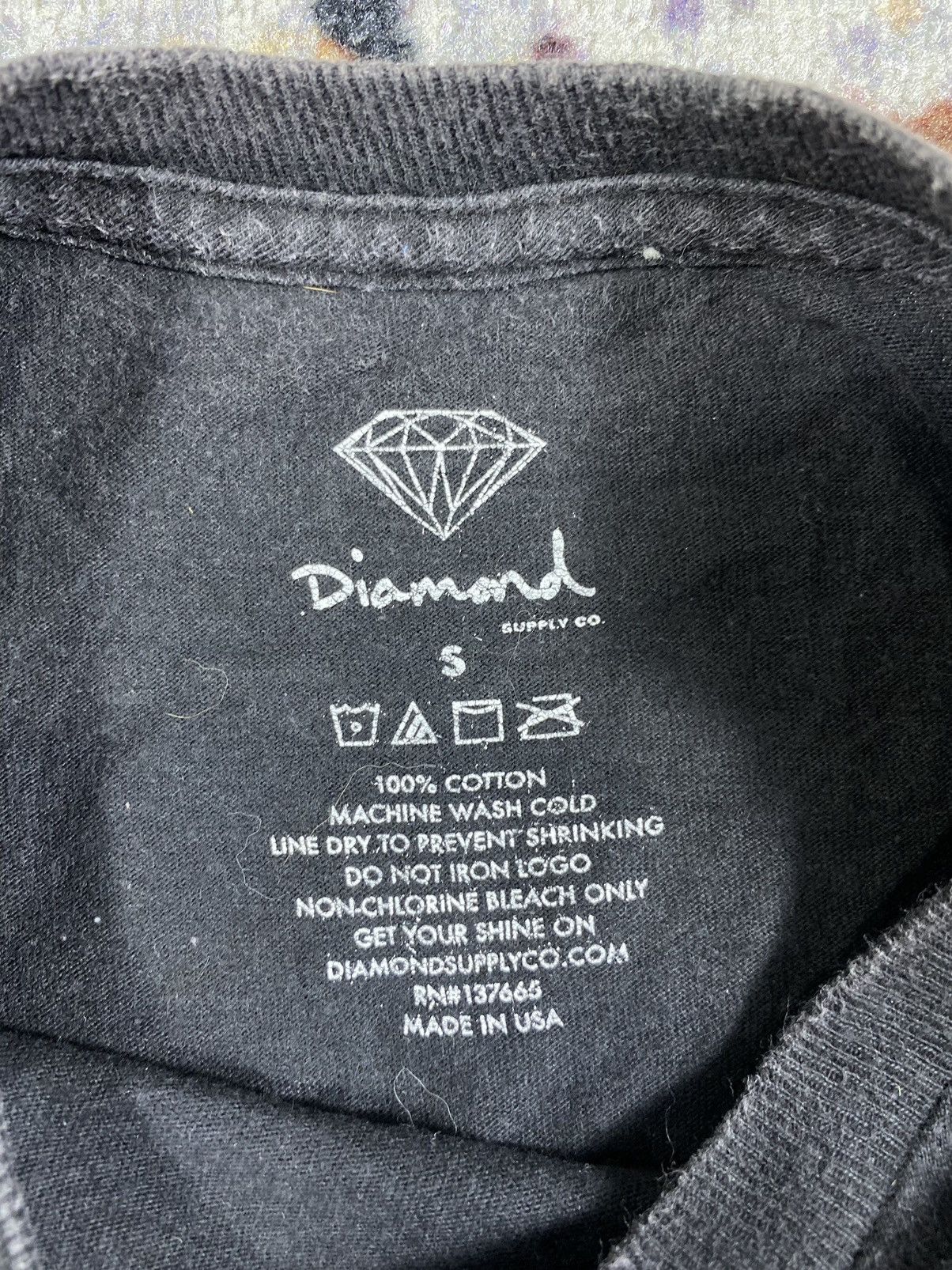 Diamond Supply Co. × Vintage “RARE” Diamond Supply Co sexsy women faded Shirt Size US S / EU 44-46 / 1 - 3 Thumbnail