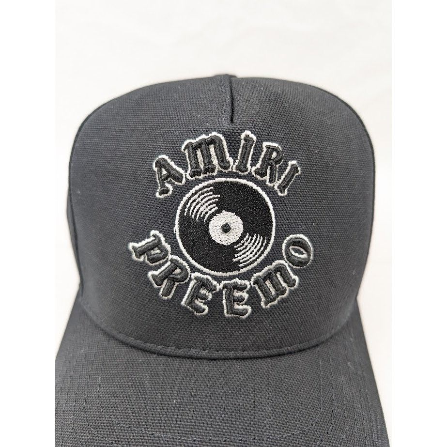 Amiri o1rshd1 Q:7/Size:OS/ DJ Premier Record Canvas Hat /Cap Black Size ONE SIZE - 3 Thumbnail