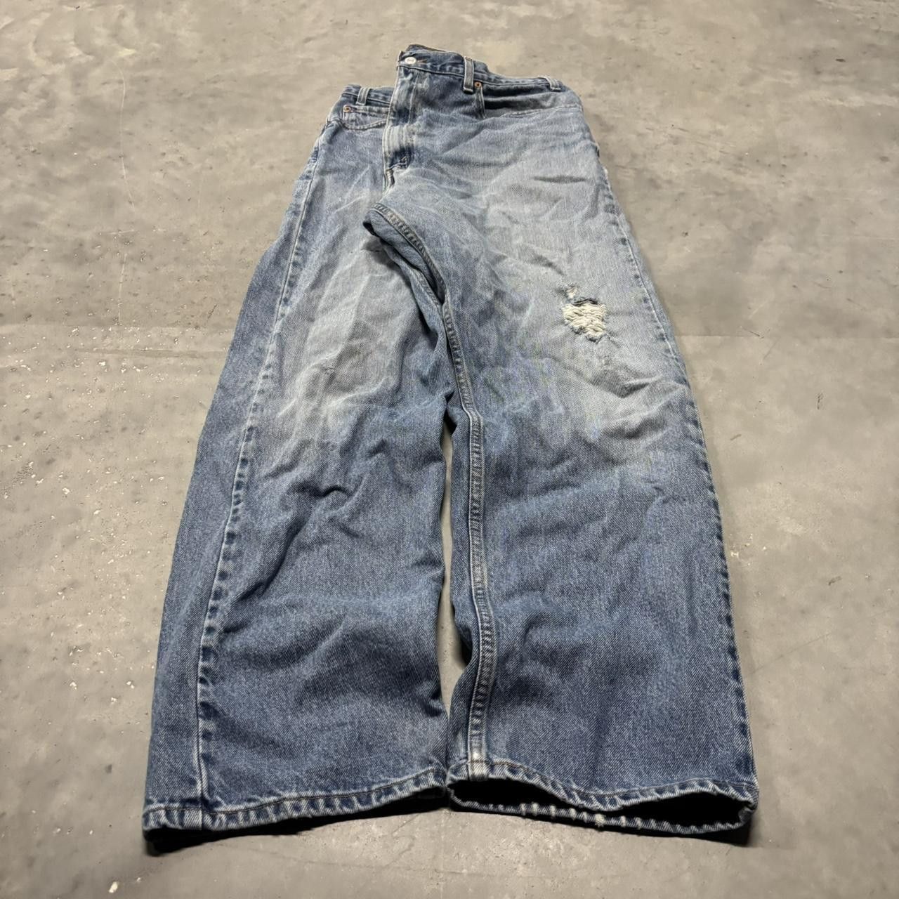 Levi's × Vintage Crazy Vintage 90s Faded Levi’s Distressed Denim Jeans! Size US 36 / EU 52 - 3 Thumbnail