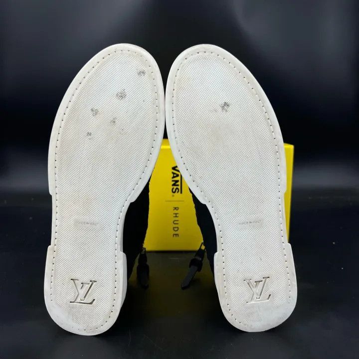 Louis Vuitton Louis Vuitton Black High Top Sneakers -2508 Size US 5 / EU 37 - 4 Thumbnail