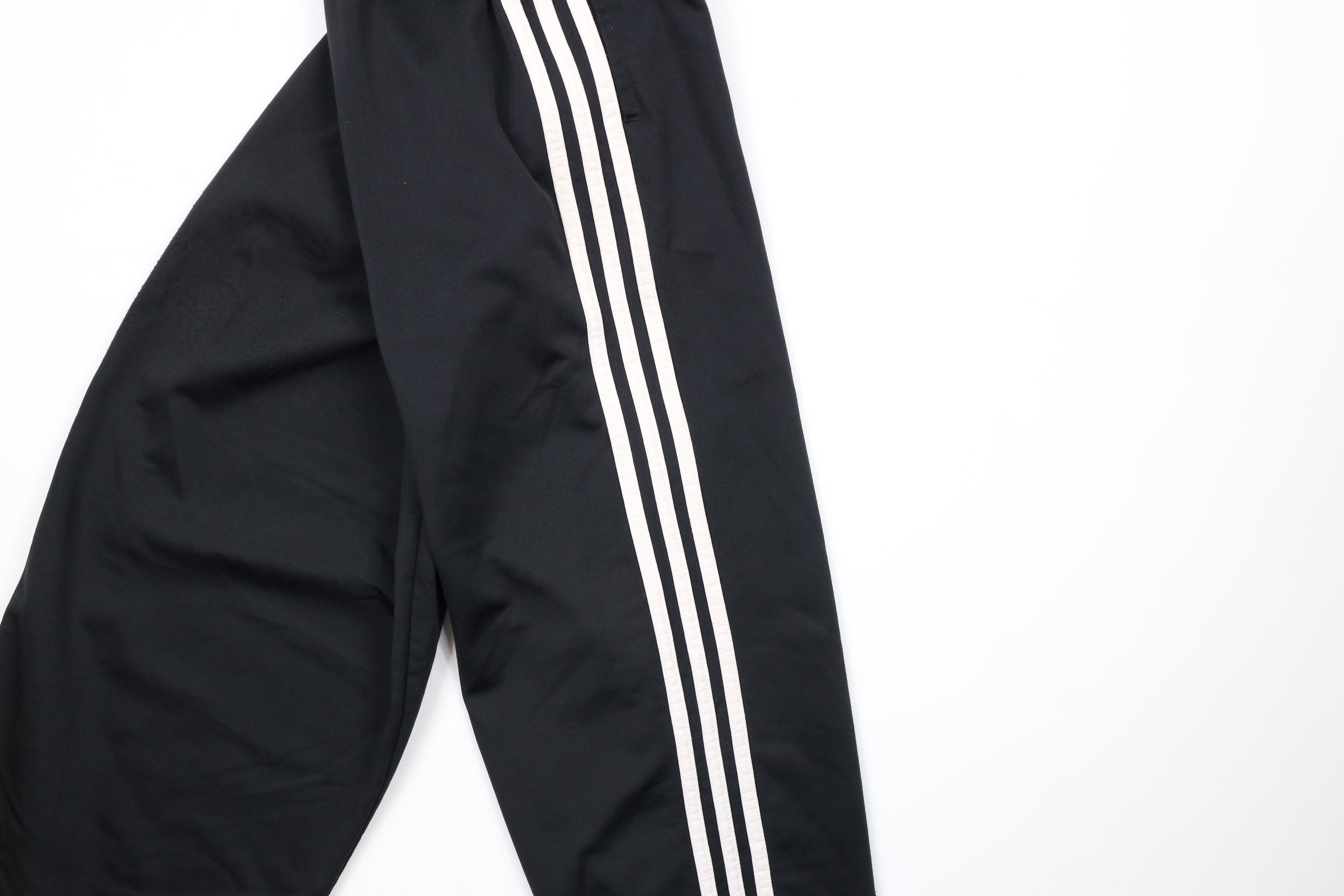 Adidas × Vintage Vintage Adidas Out Striped Wide Leg Sweatpants Pants Black Size US 32 / EU 48 - 15 Thumbnail