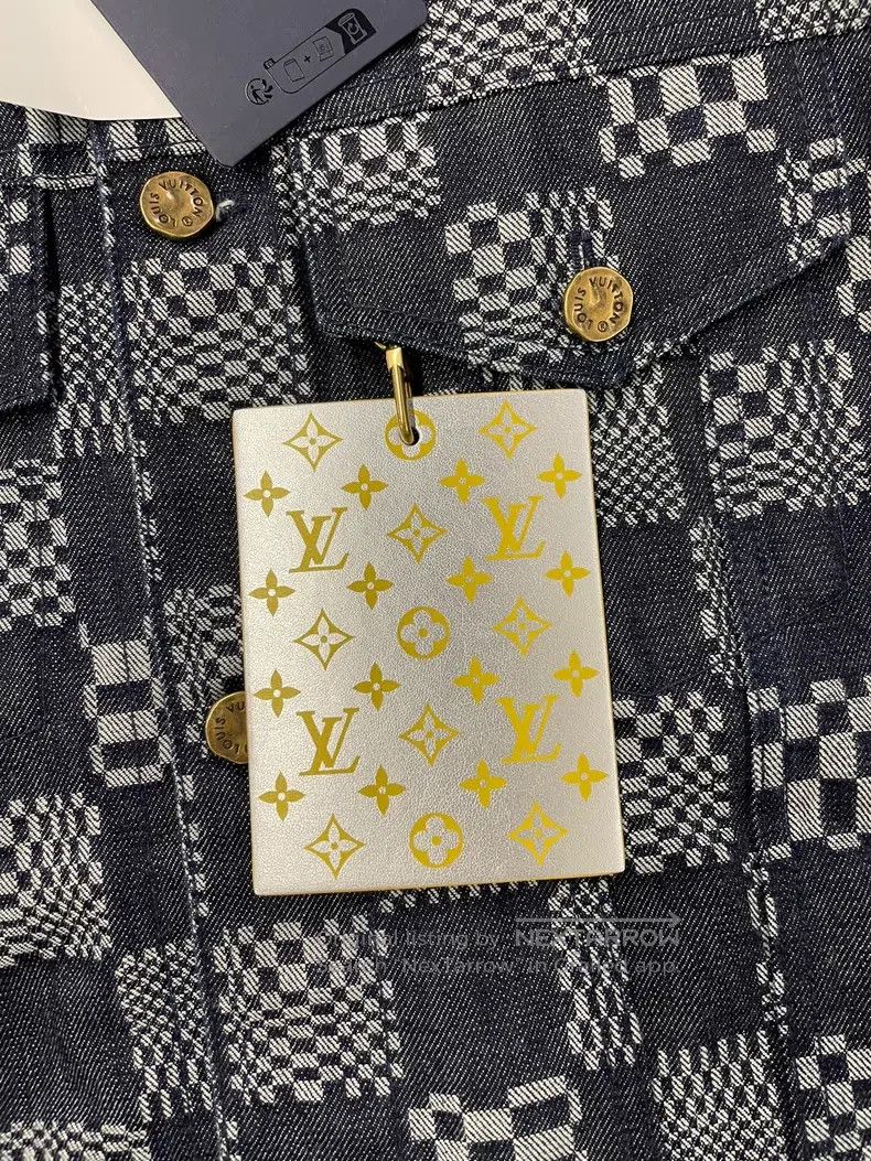 Louis Vuitton Louis Vuitton Checkerboard denim jacket Size US L / EU 52-54 / 3 - 5 Thumbnail