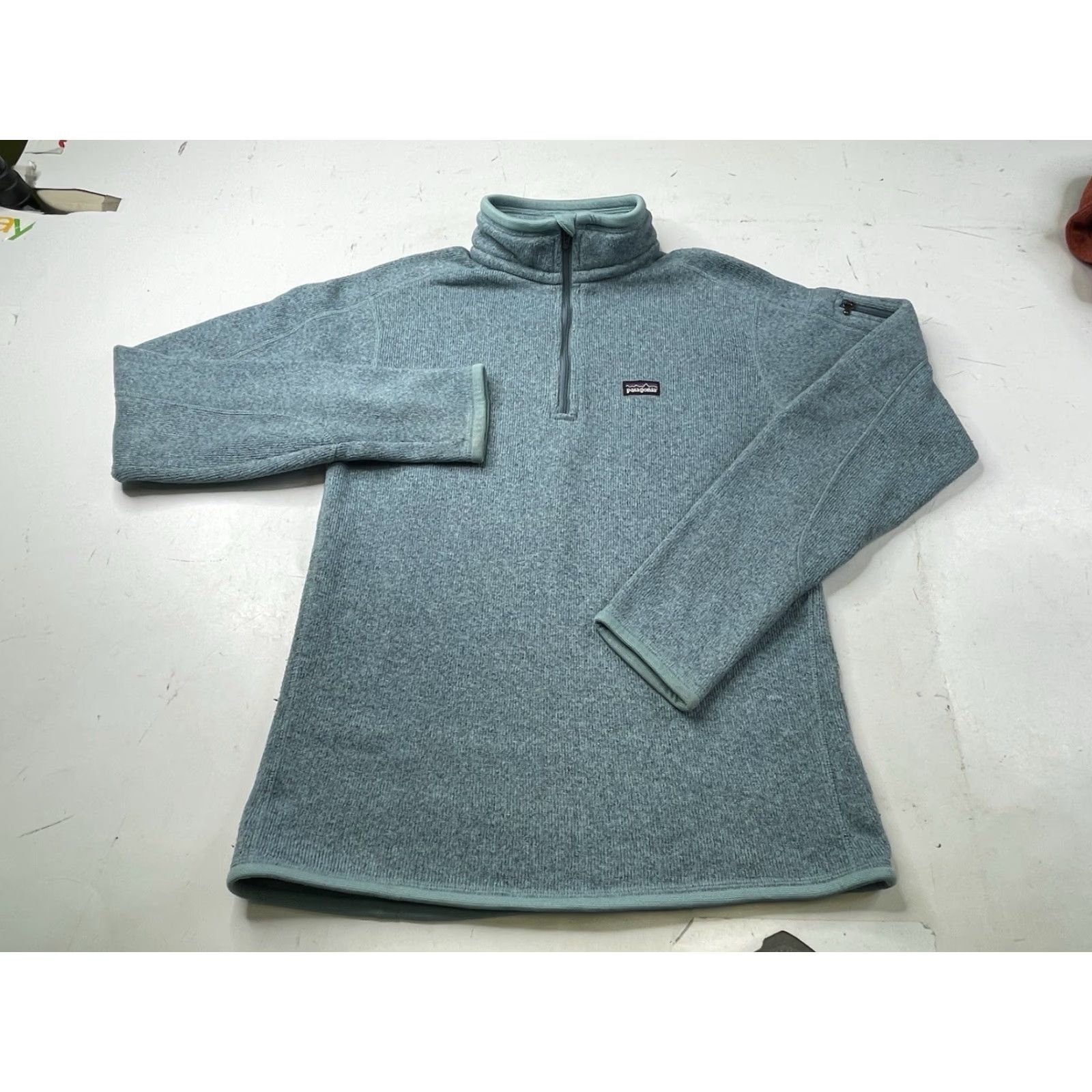 Patagonia Patagonia Better Sweater 1/4 Zip Pullover Fleece Jacket Womens M Red Teal 25615 Jacket Womens Medium Regular Zip Pockets Size M / US 6-8 / IT 42-44 - 2 Thumbnail