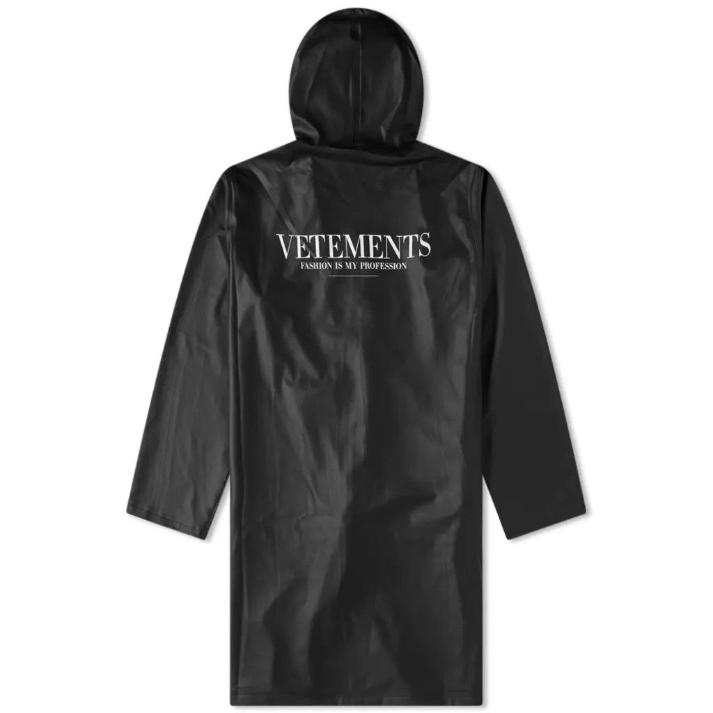Vetements VETEMENTS FASHION IS MY PROFESSION LOGO RAINCOAT Size US S / EU 44-46 / 1 - 2 Thumbnail