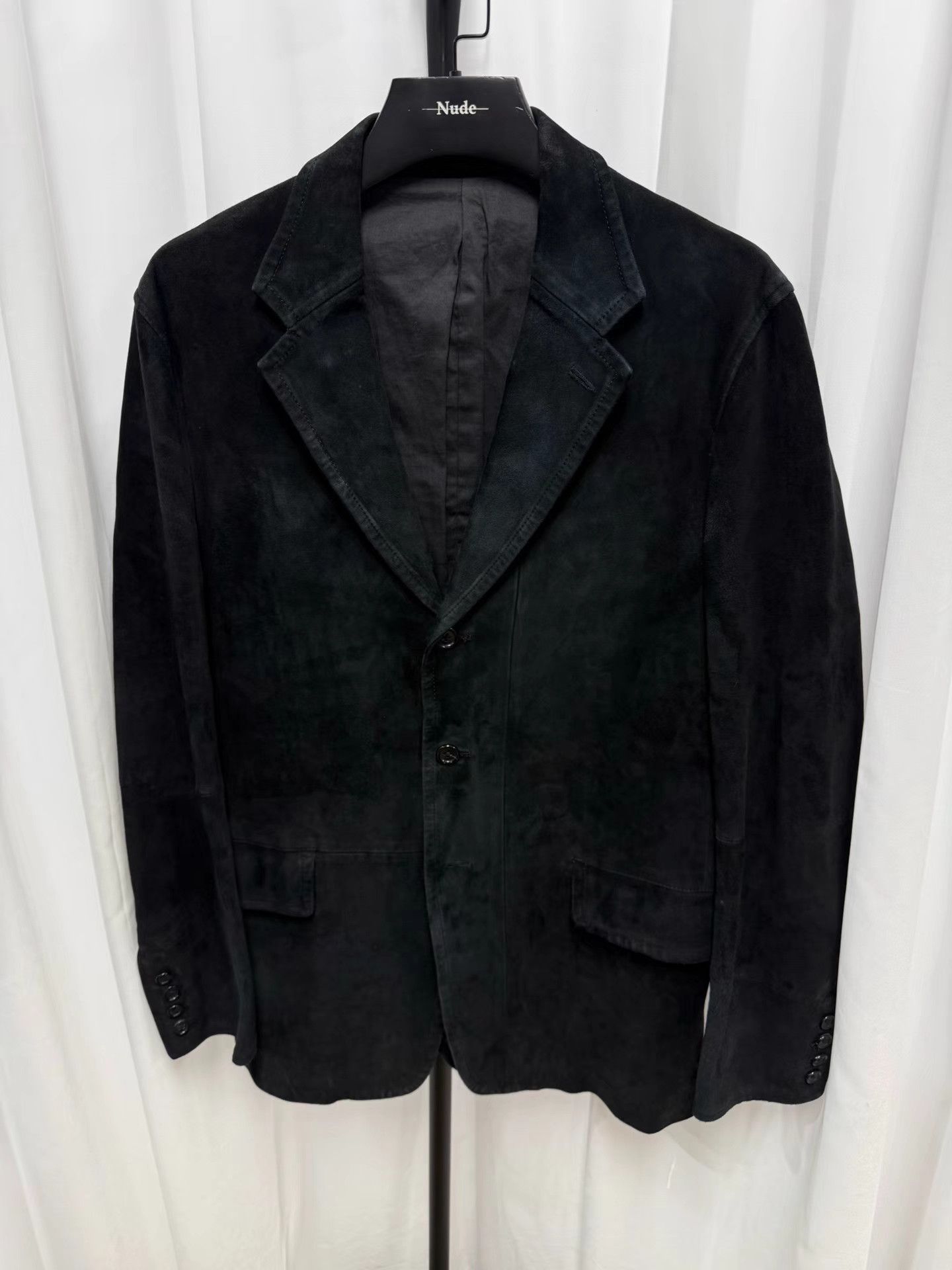 Yohji Yamamoto Yohji Yamamoto Y's for men Suede Leather Suit Jacket K20 Size US L / EU 52-54 / 3 - 2 Thumbnail