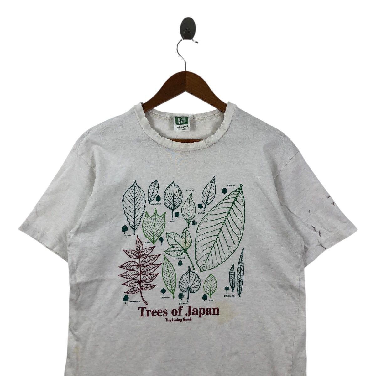 Vintage Vintage 90s Trees Of Japan The Living Earth T-Shirt Art Size US M / EU 48-50 / 2 - 2 Thumbnail