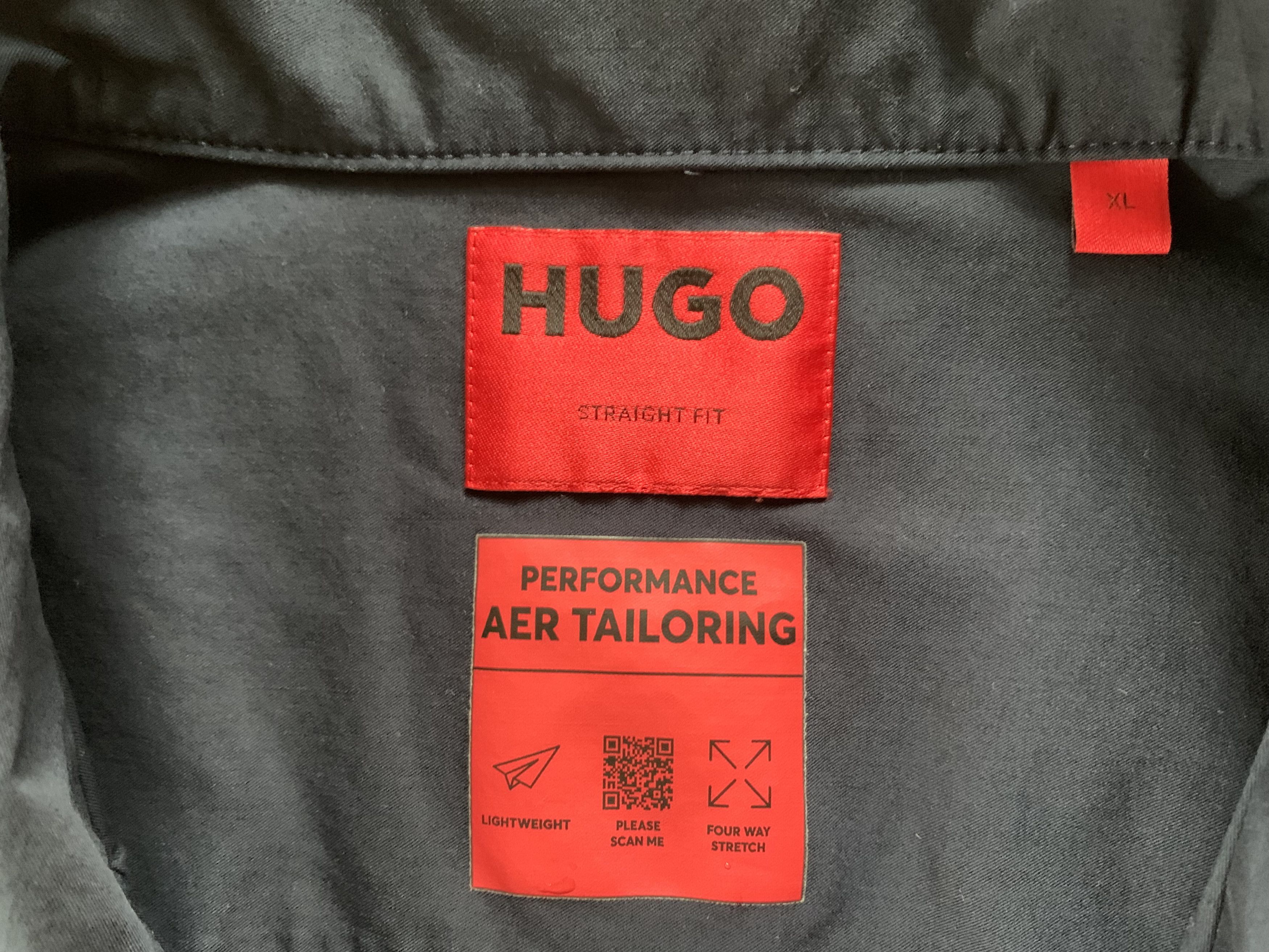 Hugo Boss Hugo Boss Performance Aer Tailoring Short Sleeve Shirt Size US XL / EU 56 / 4 - 7 Thumbnail