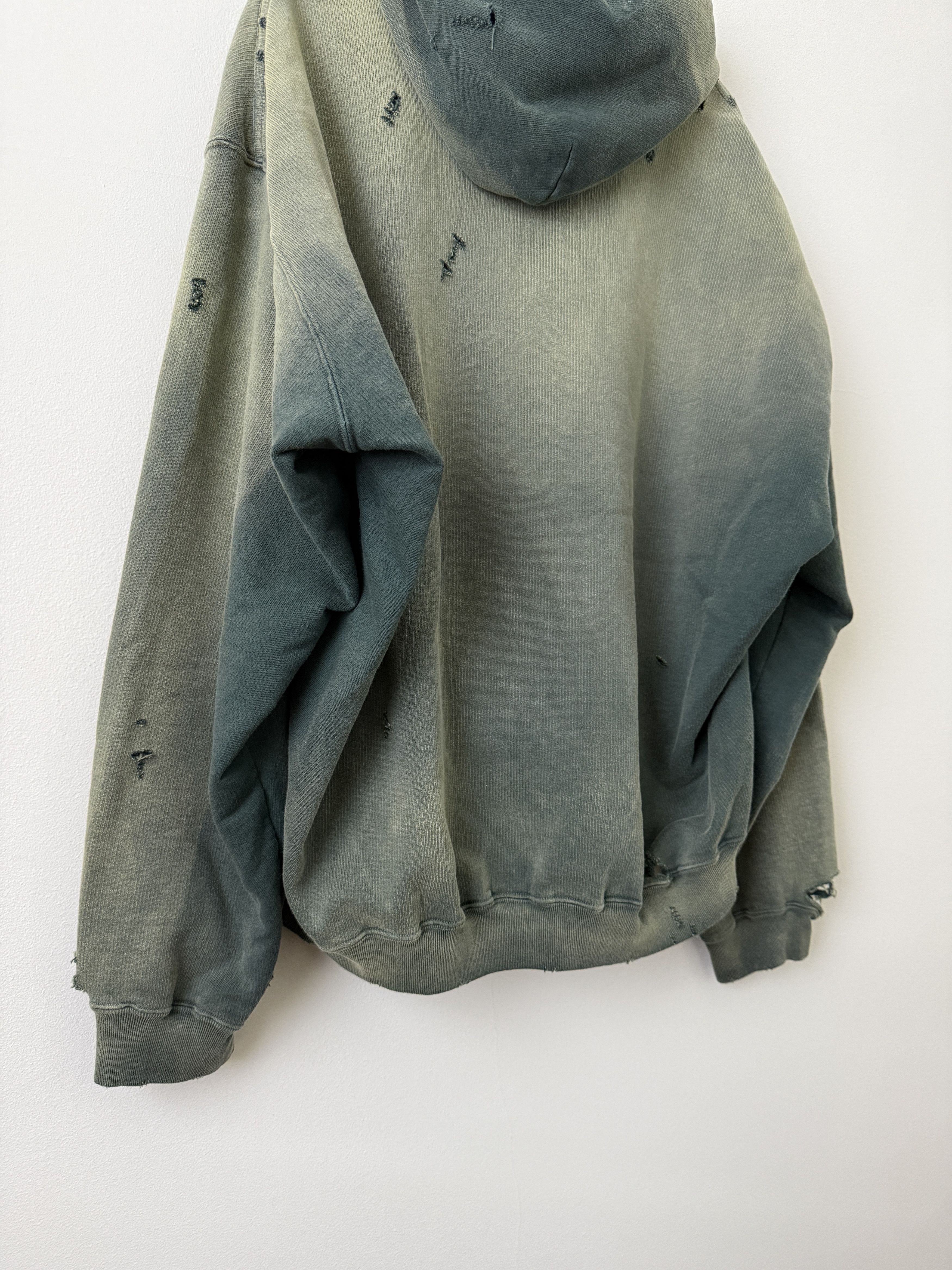 Maison MIHARA YASUHIRO Sun Faded Distressed Pullover Hoodie Size US S / EU 44-46 / 1 - 18 Thumbnail