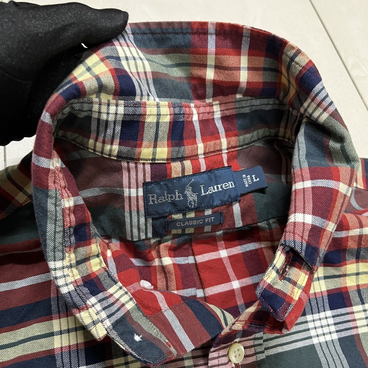Polo Ralph Lauren × Ralph Lauren × Vintage Polo Ralph Lauren Checkered Button Up Shirt Size US XL / EU 56 / 4 - 4 Thumbnail