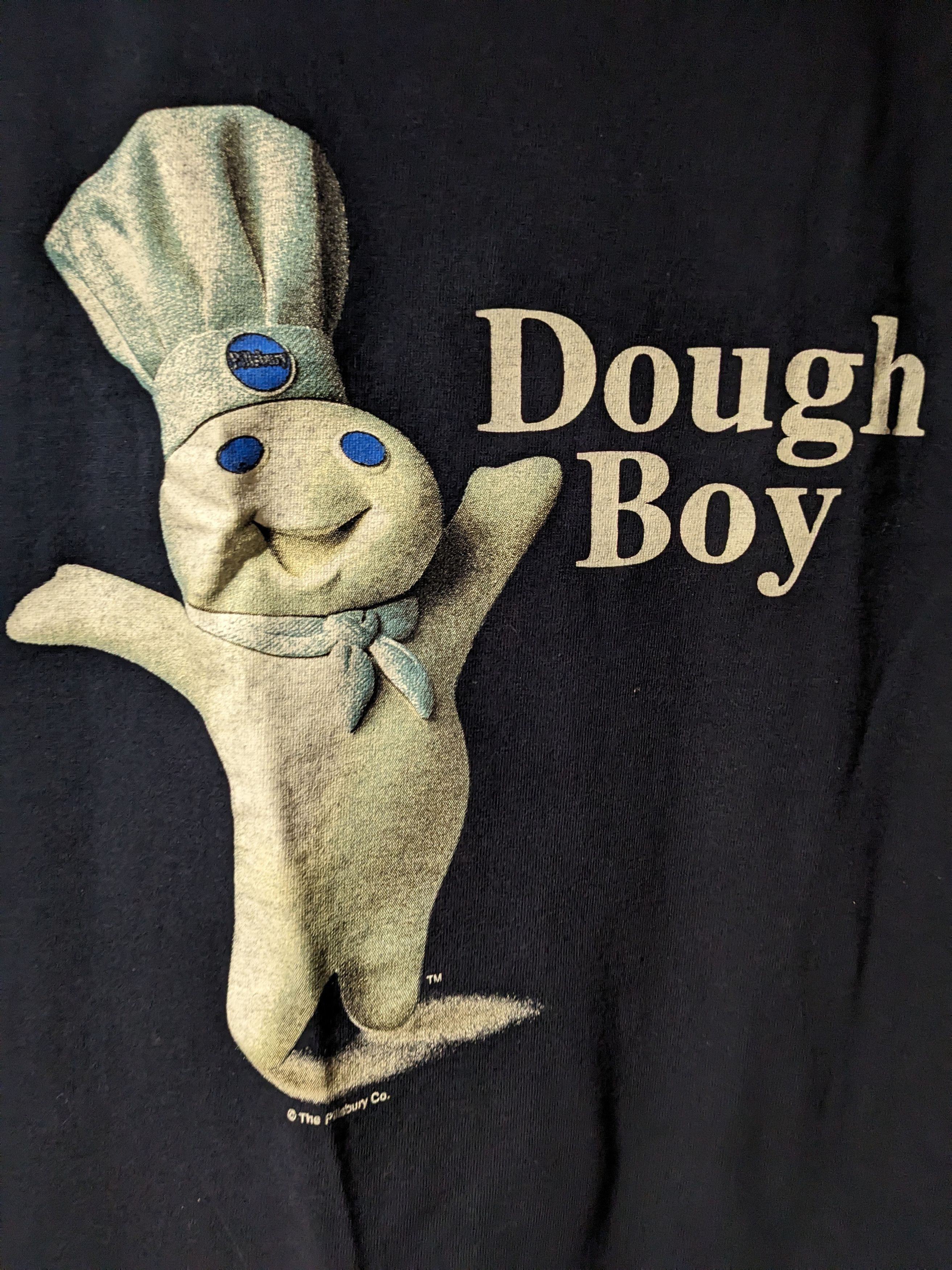 Cartoon Network × Vintage Vintage 90s Dough Boy Pillsbury Cartoon Blue Large T-Shirt Size US L / EU 52-54 / 3 - 2 Thumbnail