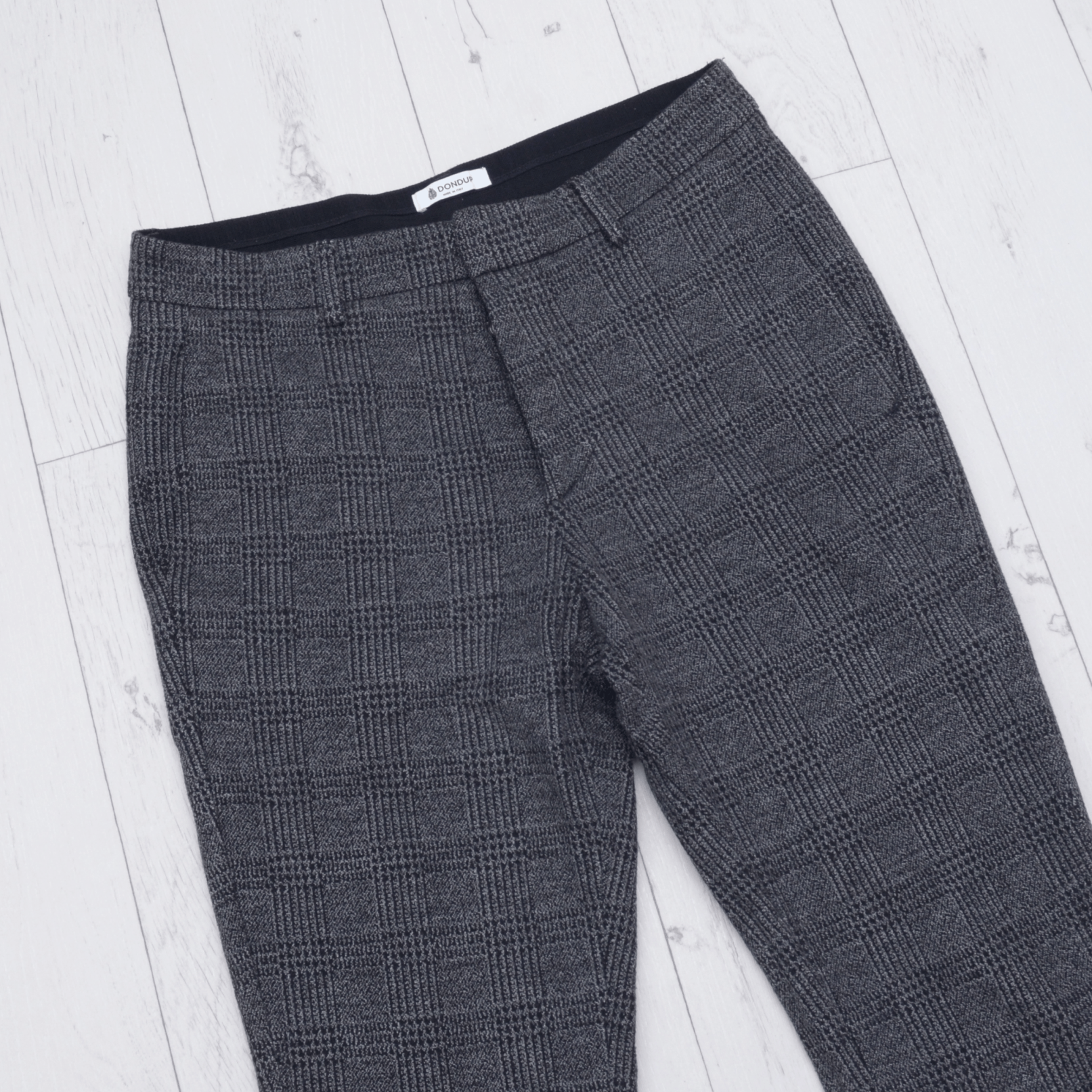 DONDUP Waist 31-32 Grey Straight Leg Lightweight Trousers