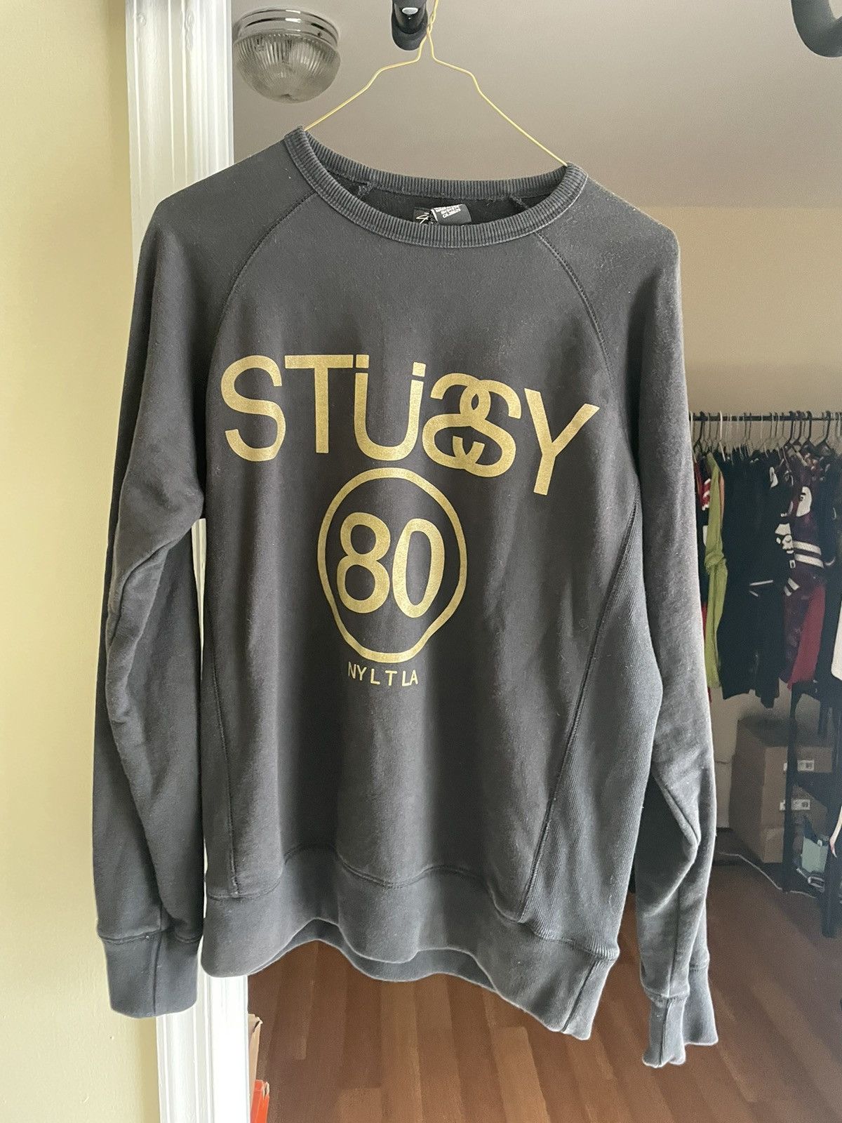 Stussy Stussy x Patta stripe loose gauge sweater L | Grailed