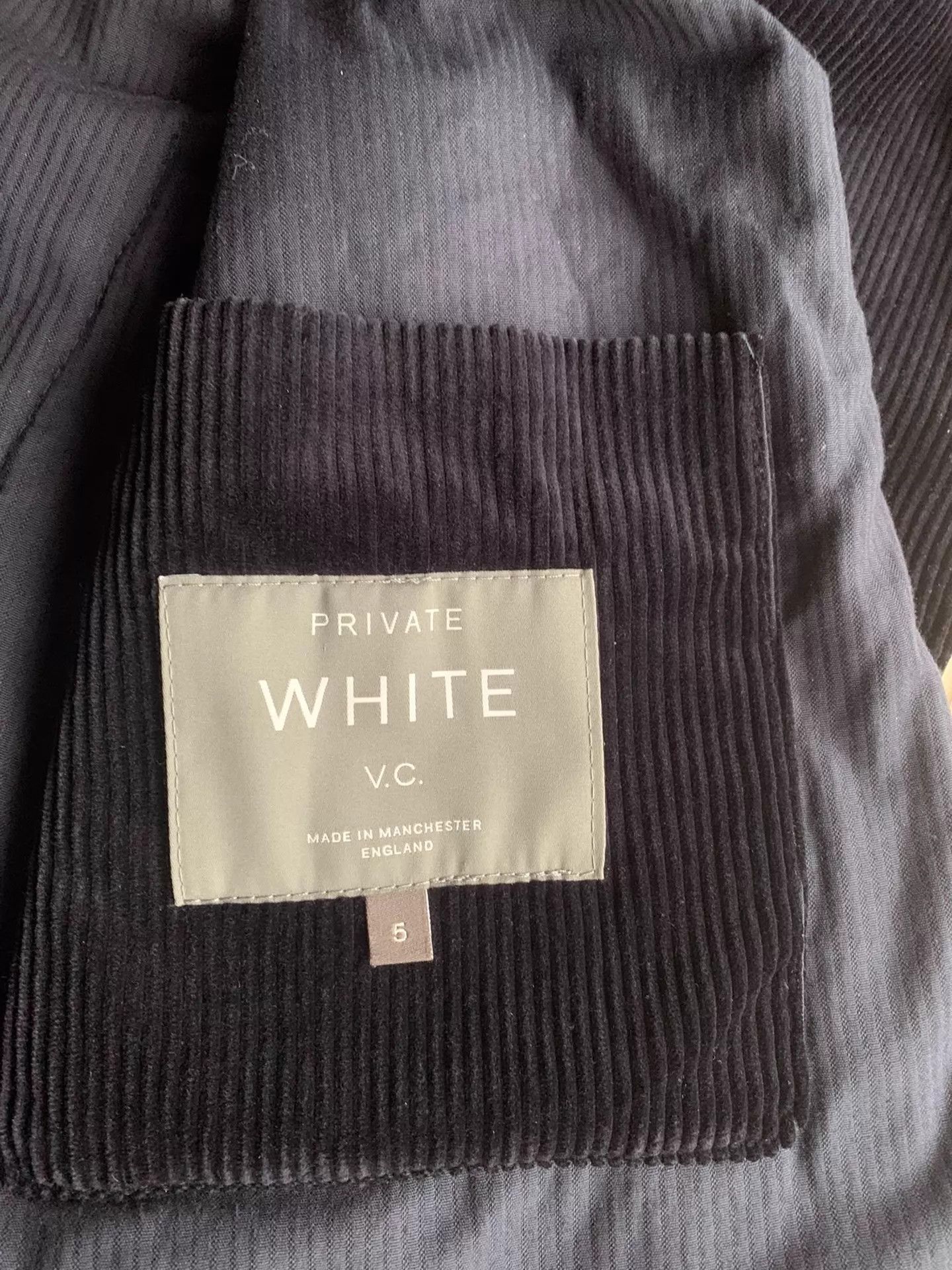 Private White V.C. Private White VC men's 3-button corduroy blazer navy L Size US L / EU 52-54 / 3 - 4 Thumbnail