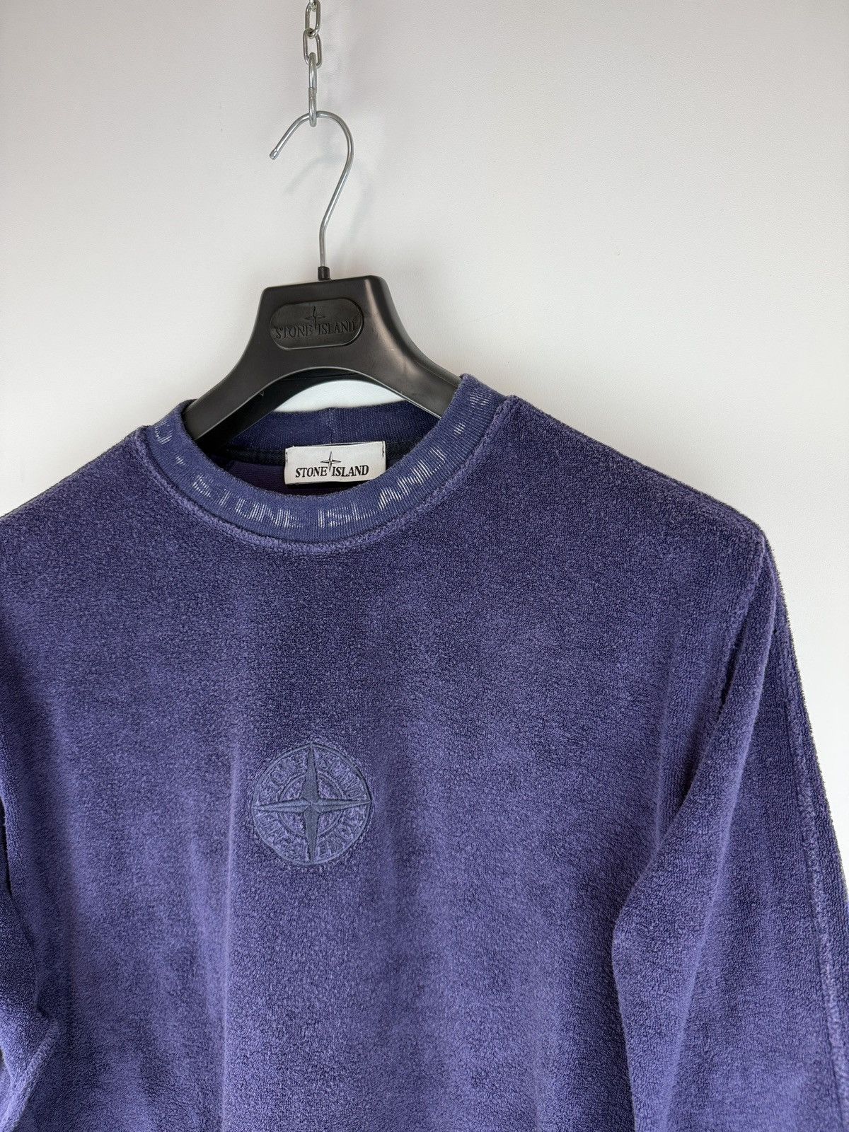Stone Island Purple blue Stone Island sweater Size US L / EU 52-54 / 3 - 2 Thumbnail
