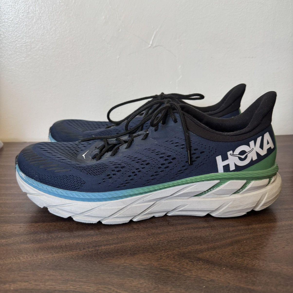 Hoka Hoka One One Clifton 7 in “Moonlit Ocean” Size US 12 / EU 45 - 3 Thumbnail
