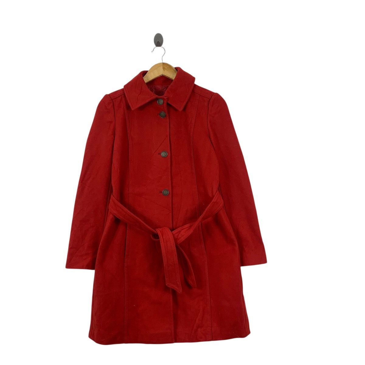 Max Mara MAX MARA Max & Co Collection Made In Romania Red Trench Coat Size S / US 4 / IT 40 - 3 Thumbnail