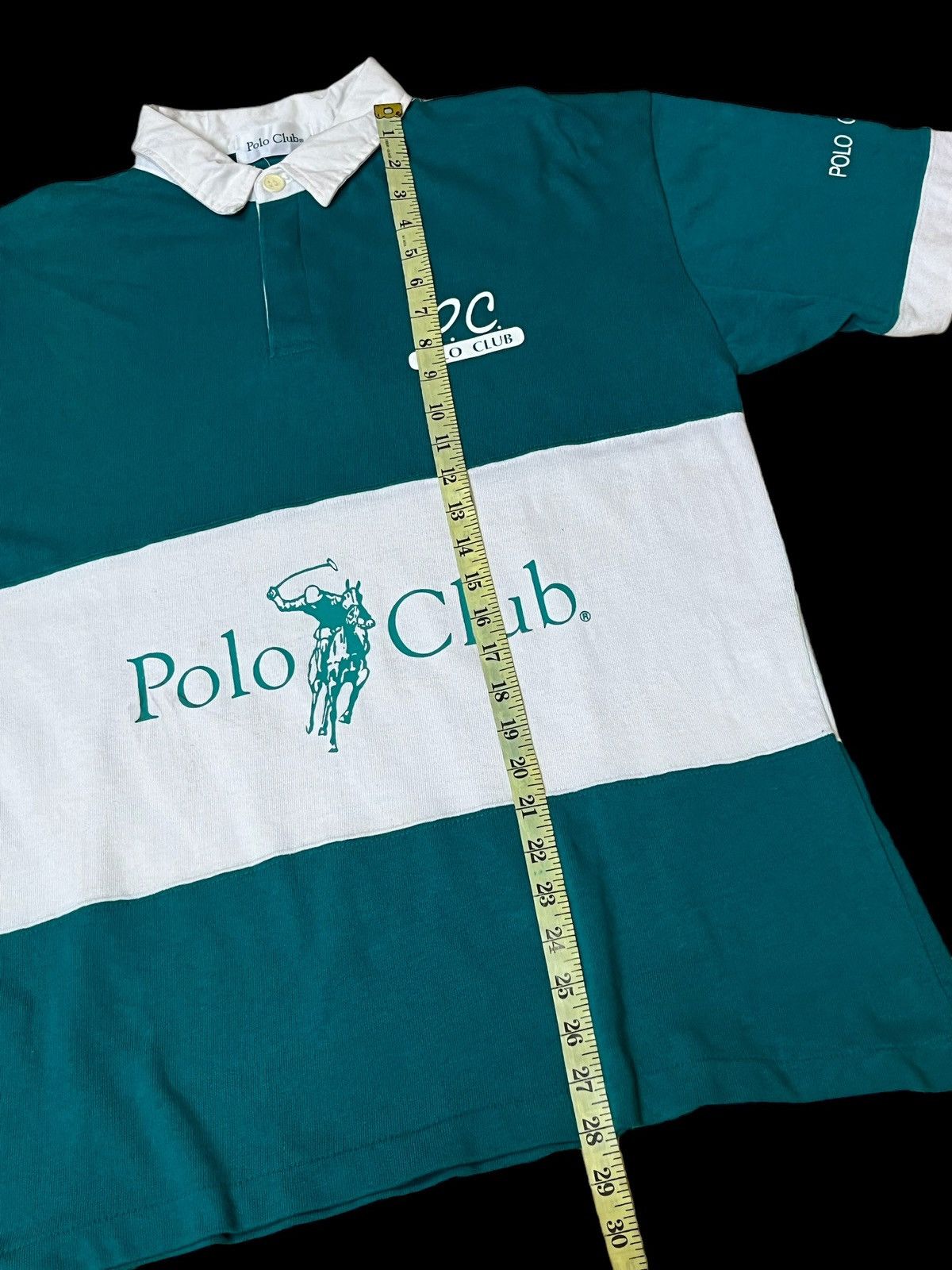 Polo Ralph Lauren VINTAGE POLO CLUB BIG LOGO RUGBY STYLE POLO SHIRT Size US L / EU 52-54 / 3 - 9 Thumbnail