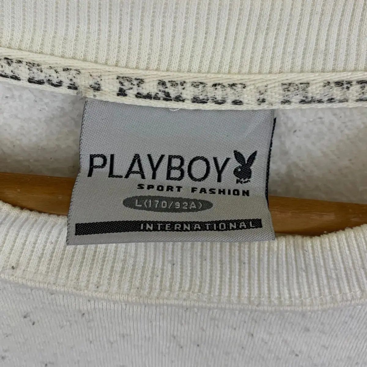 Playboy Vintage PLAYBOY BUNNY Head Sleeve Logo Back Hit Size L / US 10 / IT 46 - 5 Thumbnail