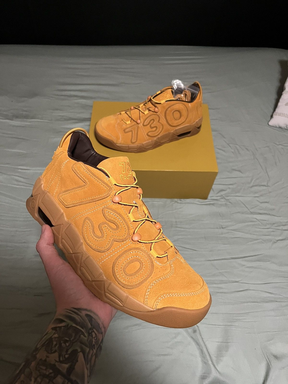 image of 730 Footwear Asspizza Baller Pro Wheat Size 11 Shoes in New Wheat, Men's