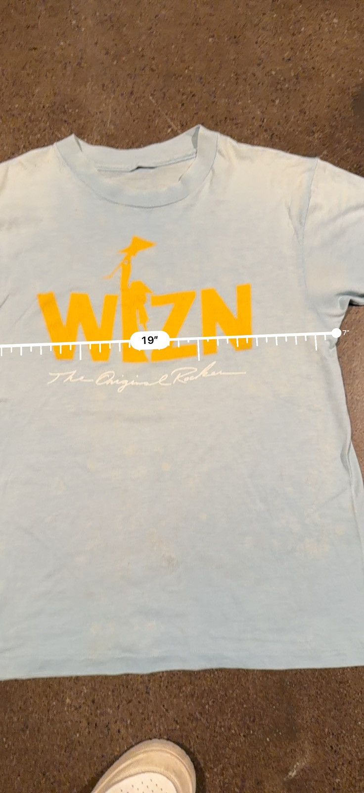 Vintage Vintage 80s WIZN original rocker single stitch faded tee Size US M / EU 48-50 / 2 - 5 Thumbnail