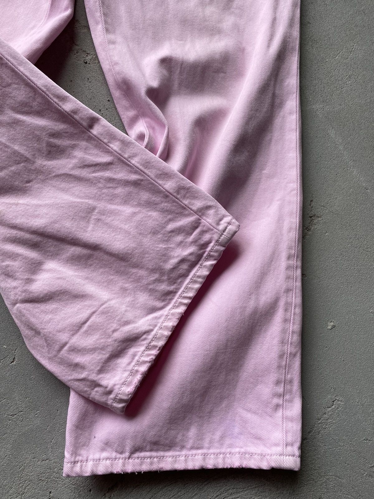 Prada Prada cropped Pleated Cotton-Twill Trousers pants pink Size US 32 / EU 48 - 7 Thumbnail