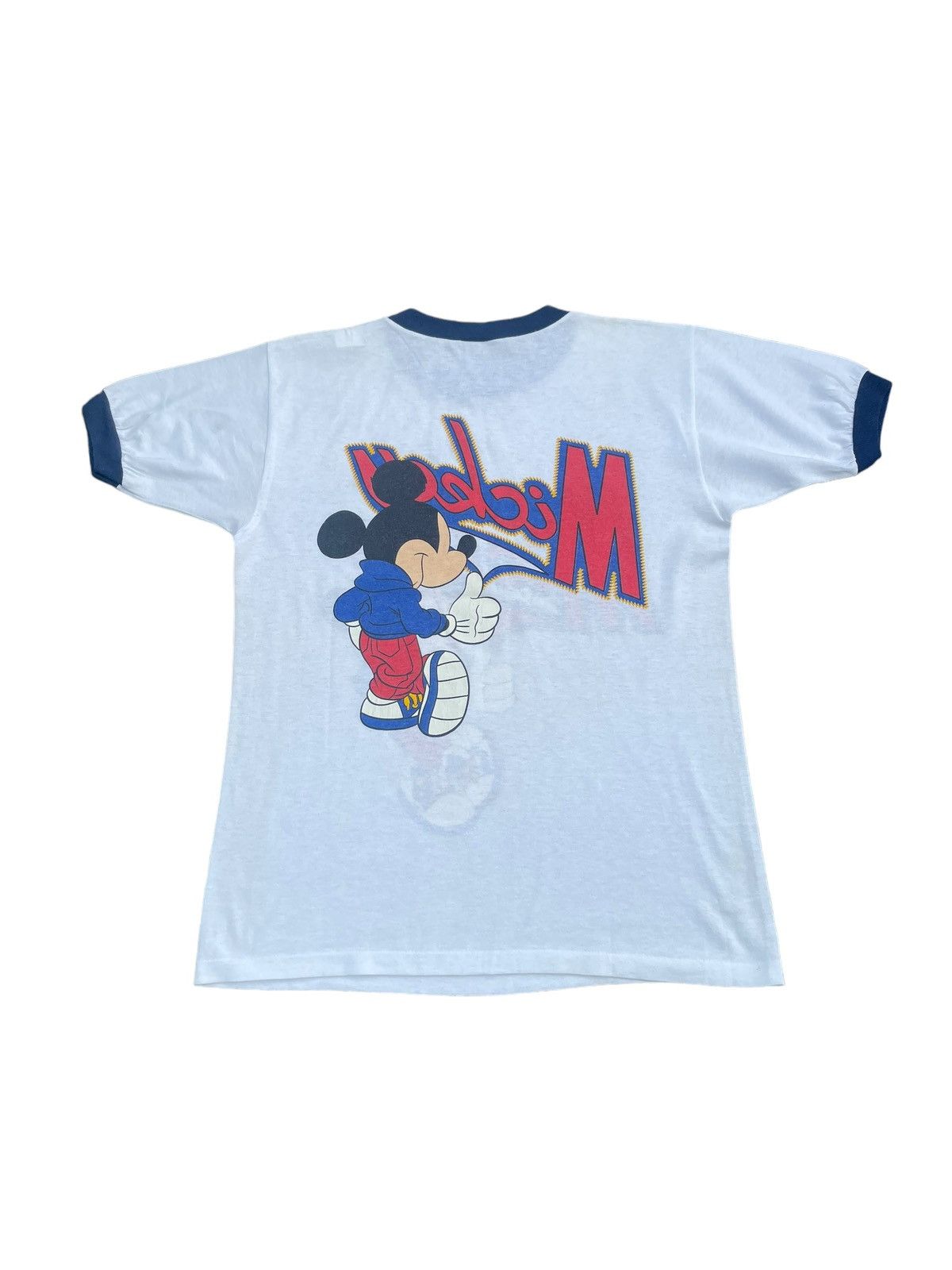 Mickey Mouse × Vintage Vintage Mickey Mouse Ringger Tshirt Size US M / EU 48-50 / 2 - 6 Thumbnail