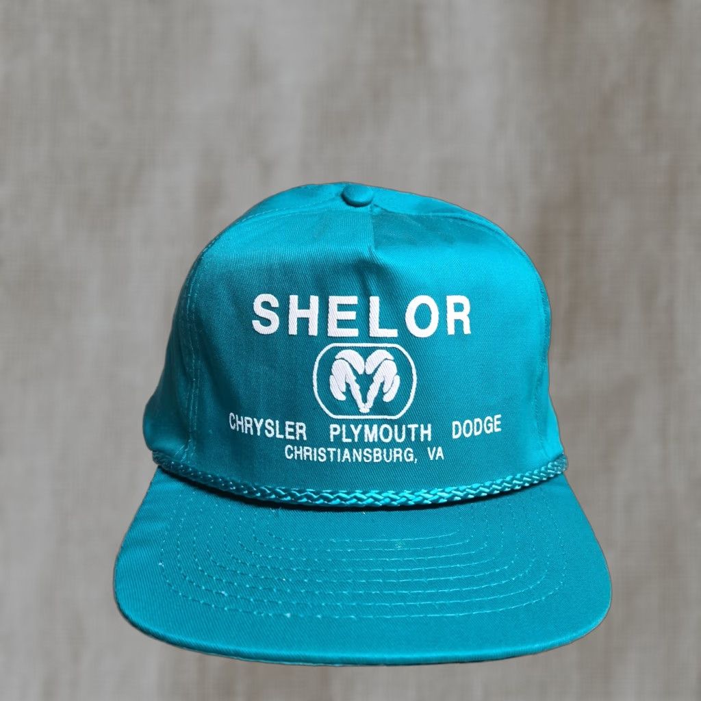 Vintage VINTAGE Snap-Back Hat Trucker Men One Size Blue 90s Virginia Christansburg VA Motor Mile Hat, 90s Theme, Casual, Adjustable, Solid Pattern Size ONE SIZE - 1 Thumbnail