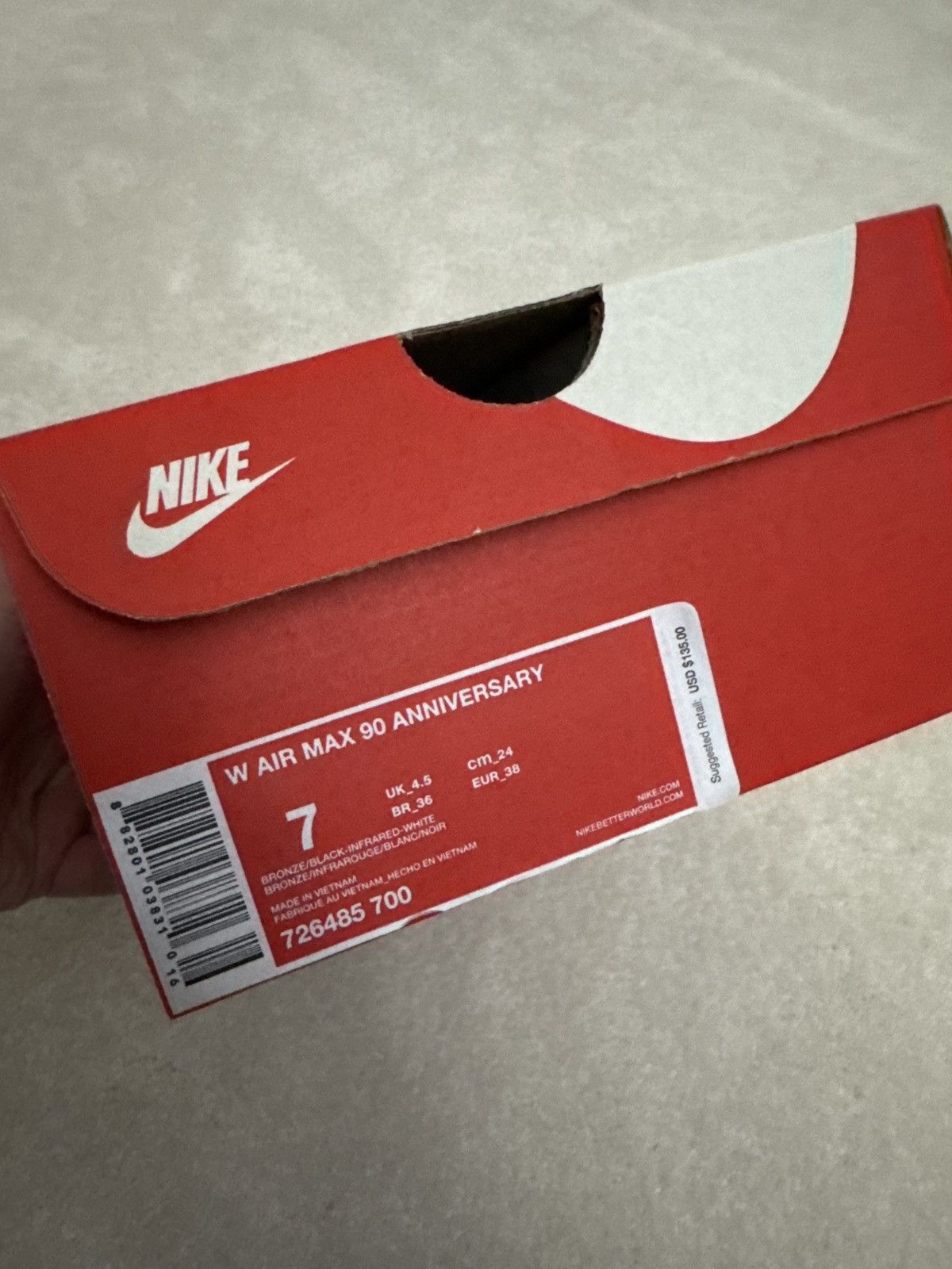 Nike Air Max 90 ‘Cork’ Size US 7 / IT 37 - 7 Thumbnail