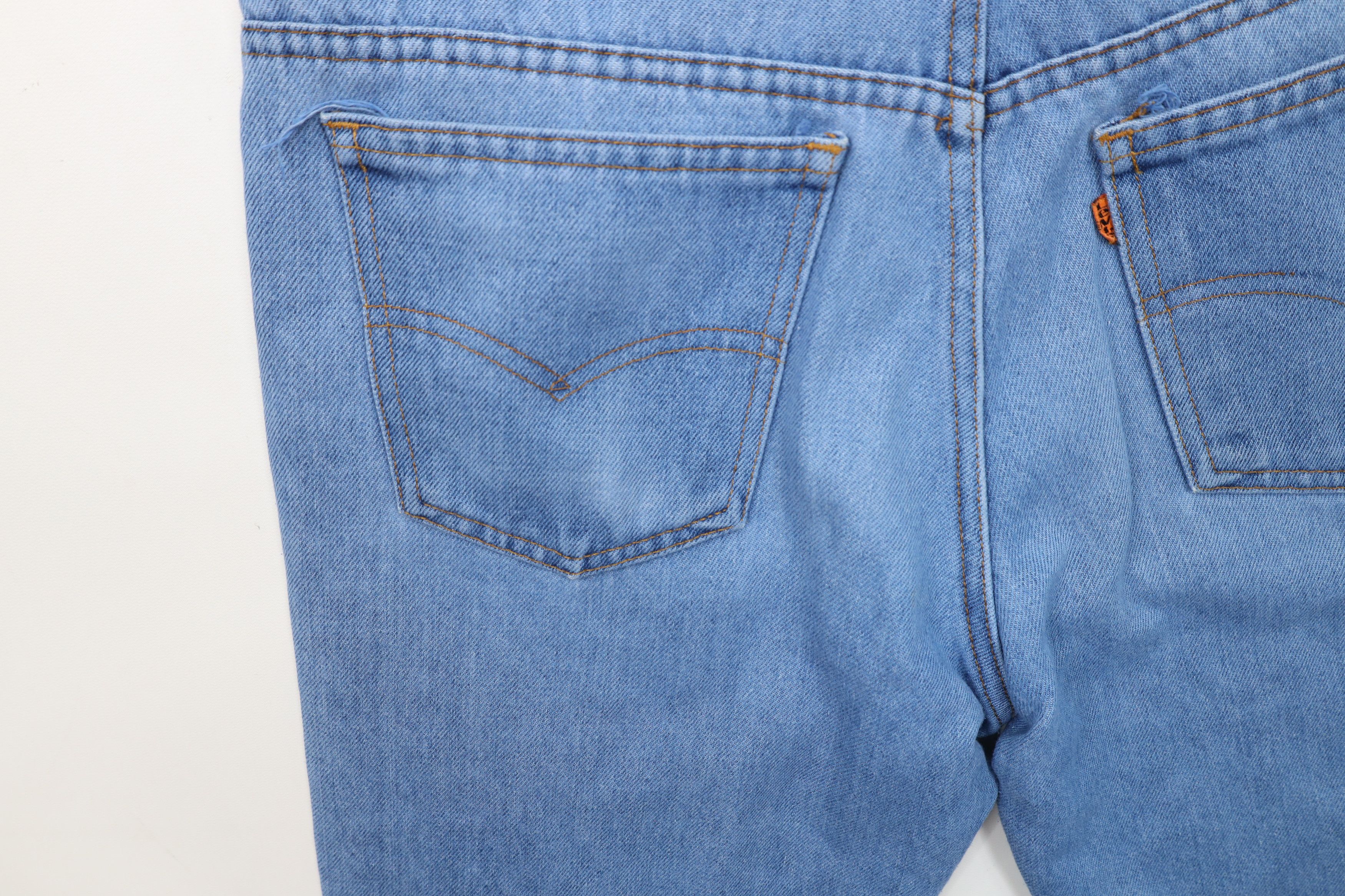 Levi's Vintage 70s 80s Levis Orange Tab Straight Leg Denim Jeans Size US 32 / EU 48 - 13 Thumbnail