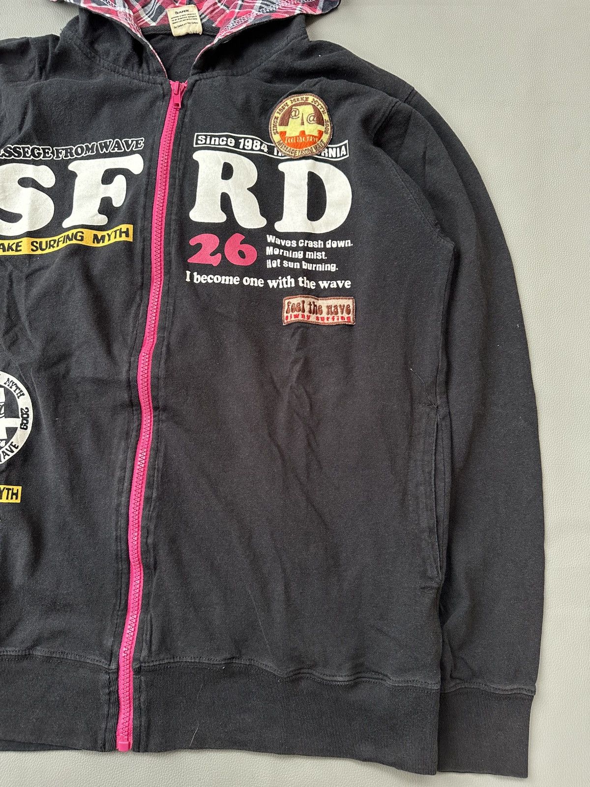 Beauty Beast × Japanese Brand × Le Grande Bleu (L.G.B.) Beaumere Make Surfing myth zip hoodie Size US L / EU 52-54 / 3 - 4 Thumbnail