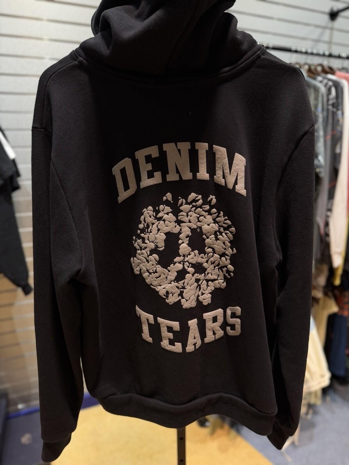 DENIM TEARS Size (XXL) Denim Tears Zip Up Hoodie Black Rare Size US XXL / EU 58 / 5 - 3 Thumbnail