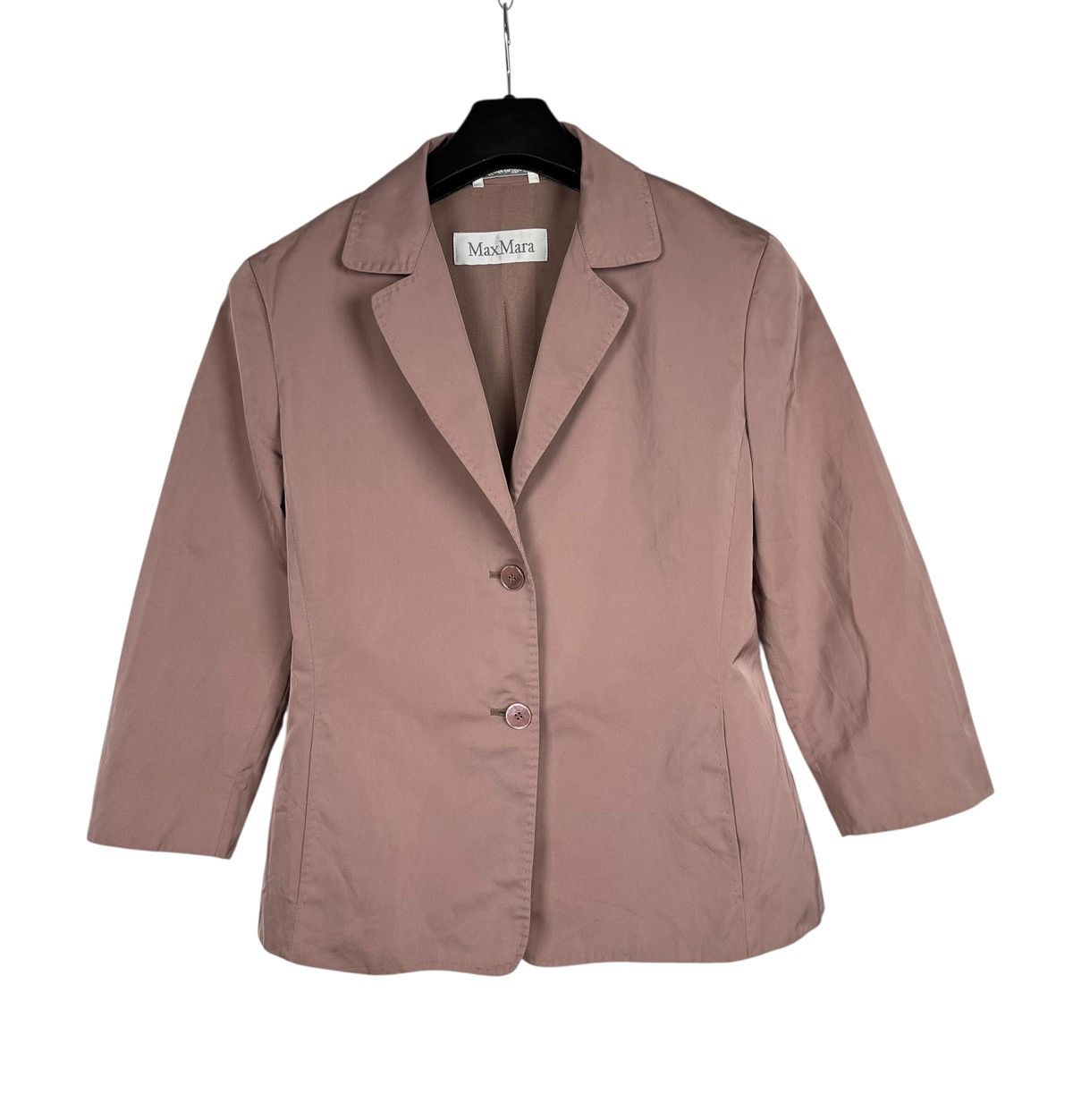 Max Mara Max Mara Powdery Polyester-Seta Blazer Sleeve 3/4 size US10 Size L / US 10 / IT 46 - 8 Thumbnail