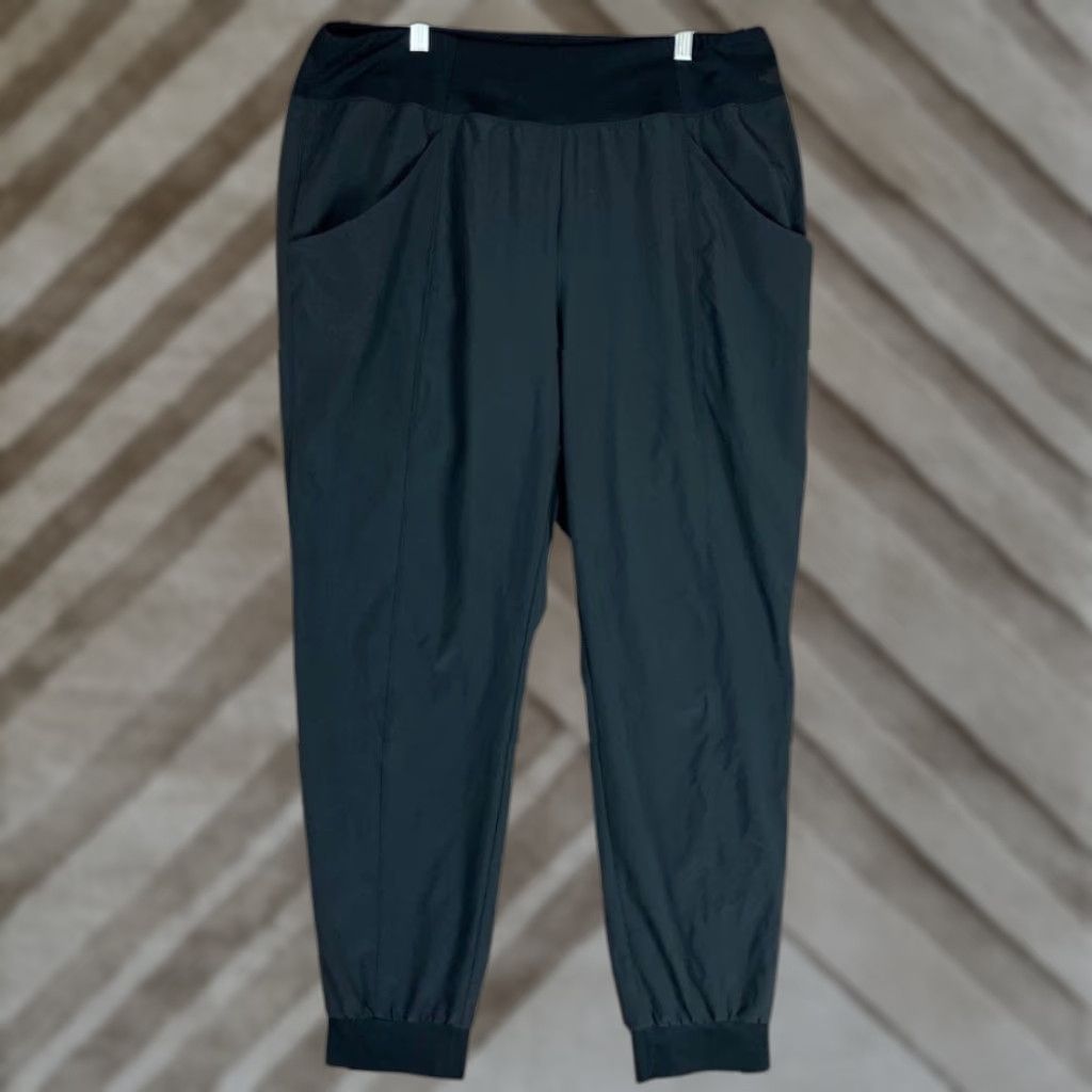 The North Face The North Face Womens Pants Black Pull On High Rise Joggers XL Slim Tapered Leg Pockets Size 24" / US 00 / IT 34 - 1 Thumbnail