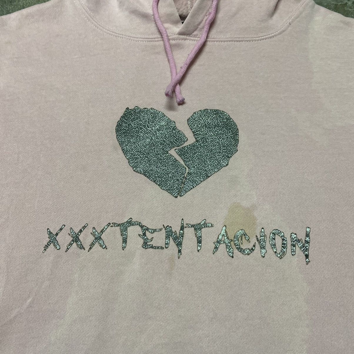 Band Tees × Rap Tees RARE🔥 XXXTENTACION PINK HOODIE Size US M / EU 48-50 / 2 - 4 Thumbnail