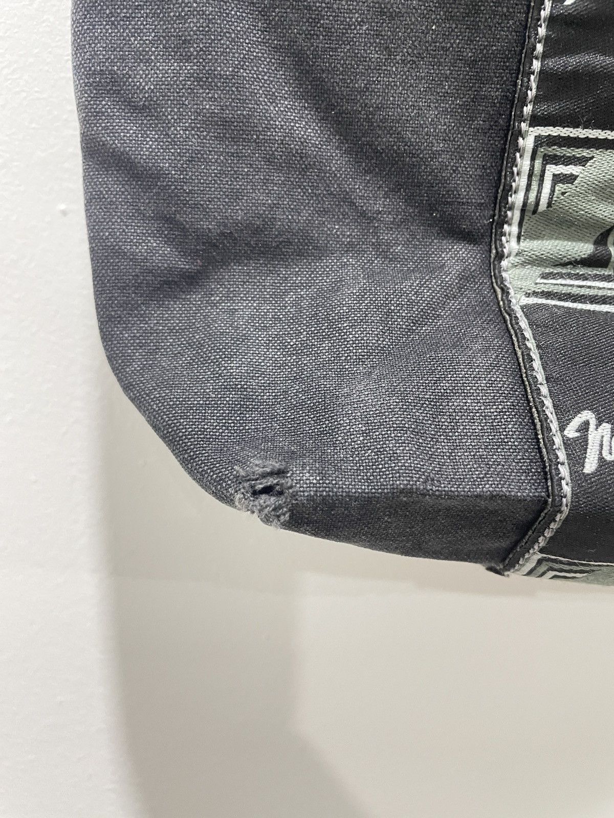 Japanese Brand × Number (N)ine Number by Number nine black faded tote bag Size ONE SIZE - 8 Thumbnail