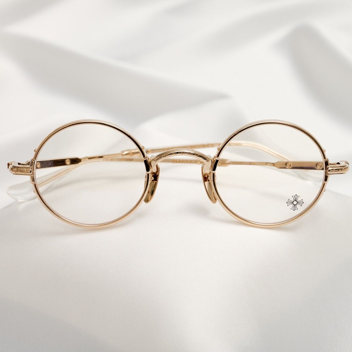 Chrome Hearts CHROME HEARTS EDITH F CRYSTAL /GOLD PLATED GLASSES Size ONE SIZE - 6 Thumbnail