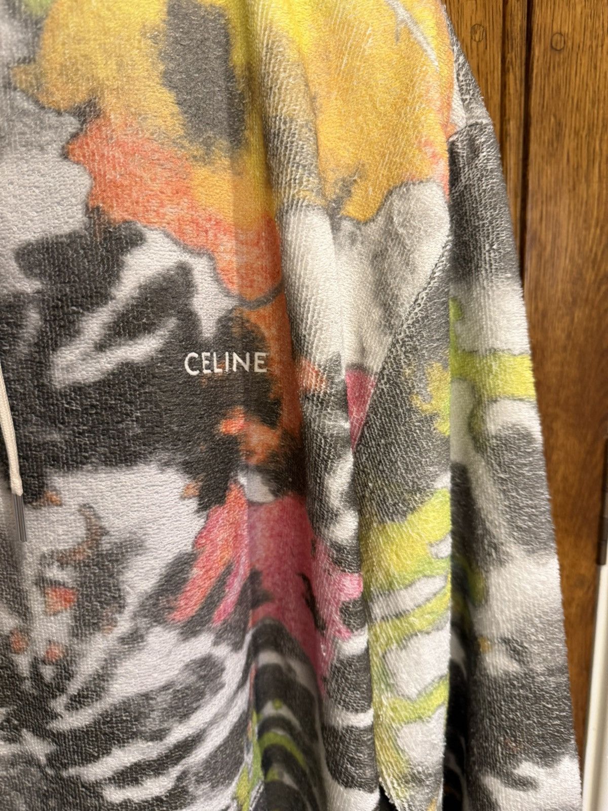 Celine $2.15k SS24 Celine tie dye tracksuit hoodie shorts Hedi Size US L / EU 52-54 / 3 - 9 Thumbnail