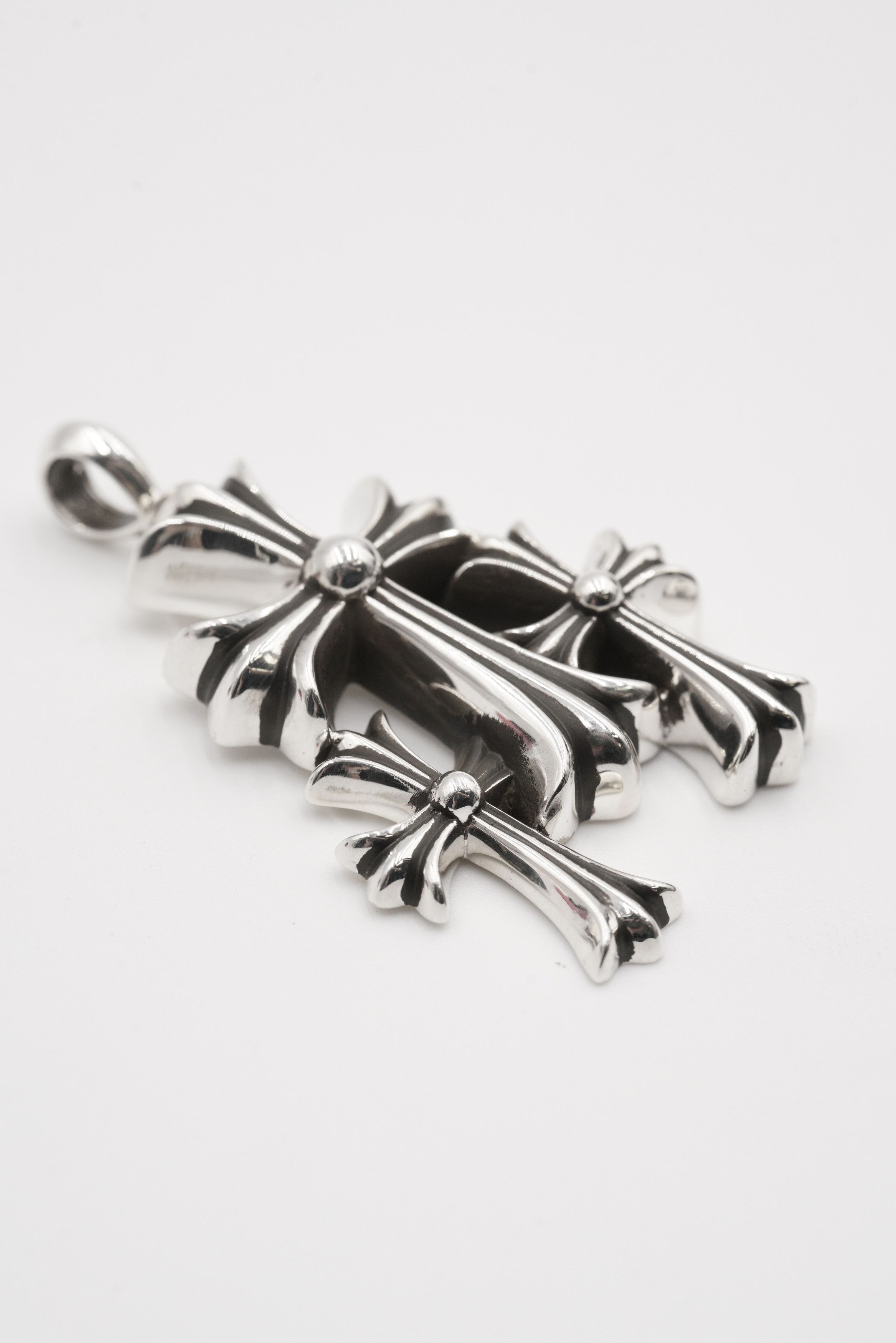 Chrome Hearts Chrome Hearts 925 Silver Triple Cross Pendant Size ONE SIZE - 4 Thumbnail