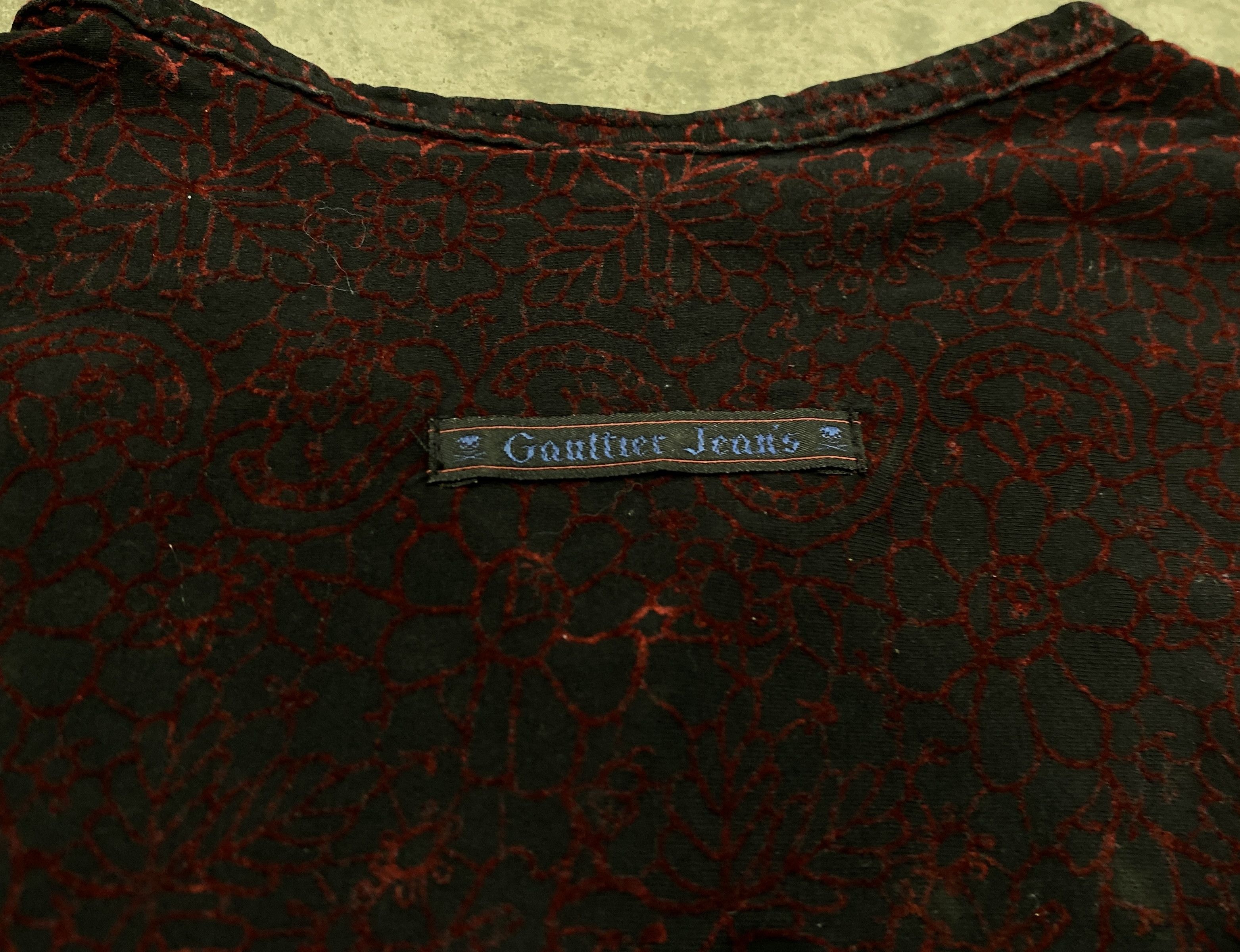 Jean Paul Gaultier Jean Paul Gaultier AW1998 "Vampire" Long-sleeved Viscose Top Size S / US 4 / IT 40 - 5 Thumbnail