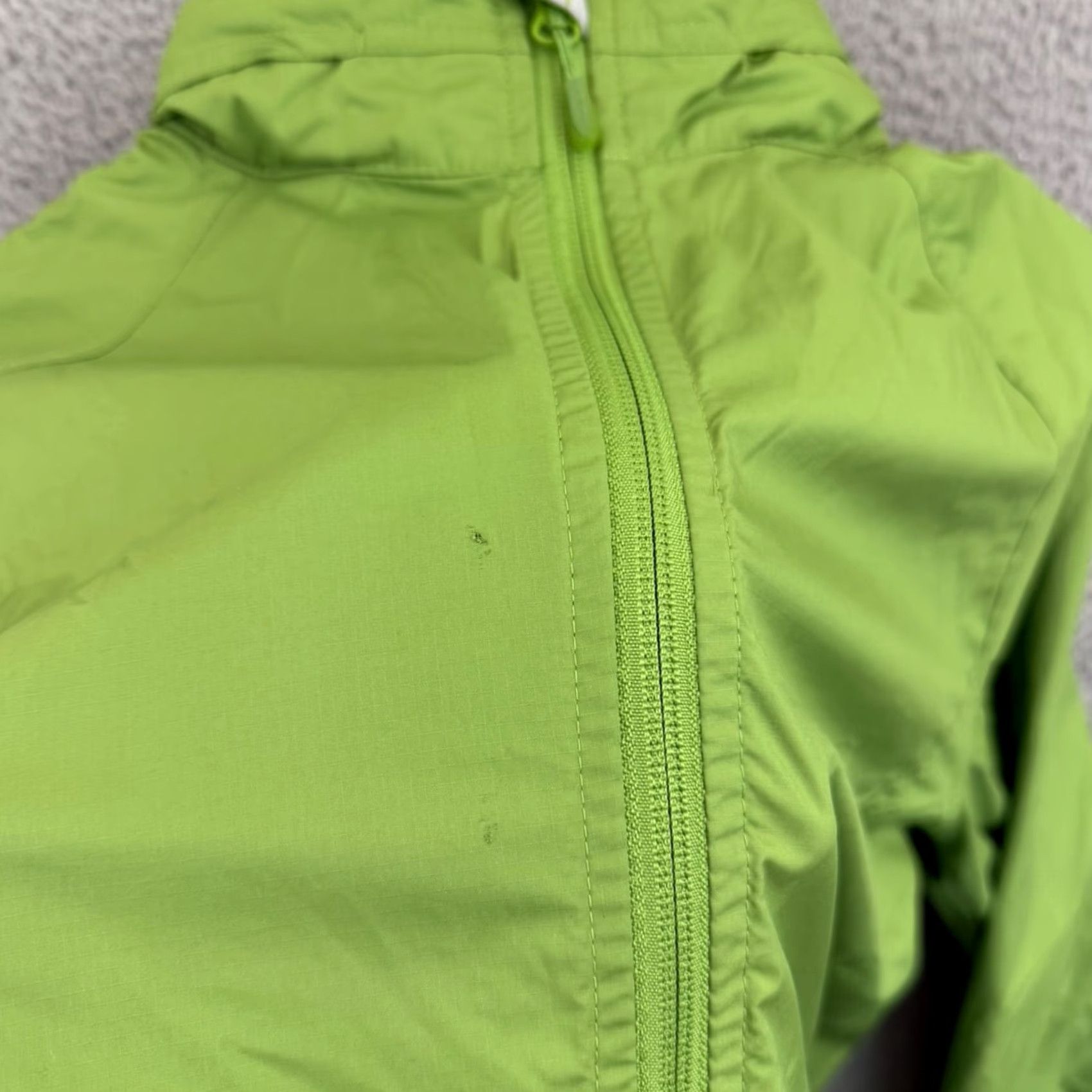 Vintage LL Bean Jacket Womens Medium Green Lightweight Hooded Windbreaker Nylon Full Zip Size M / US 6-8 / IT 42-44 - 5 Thumbnail