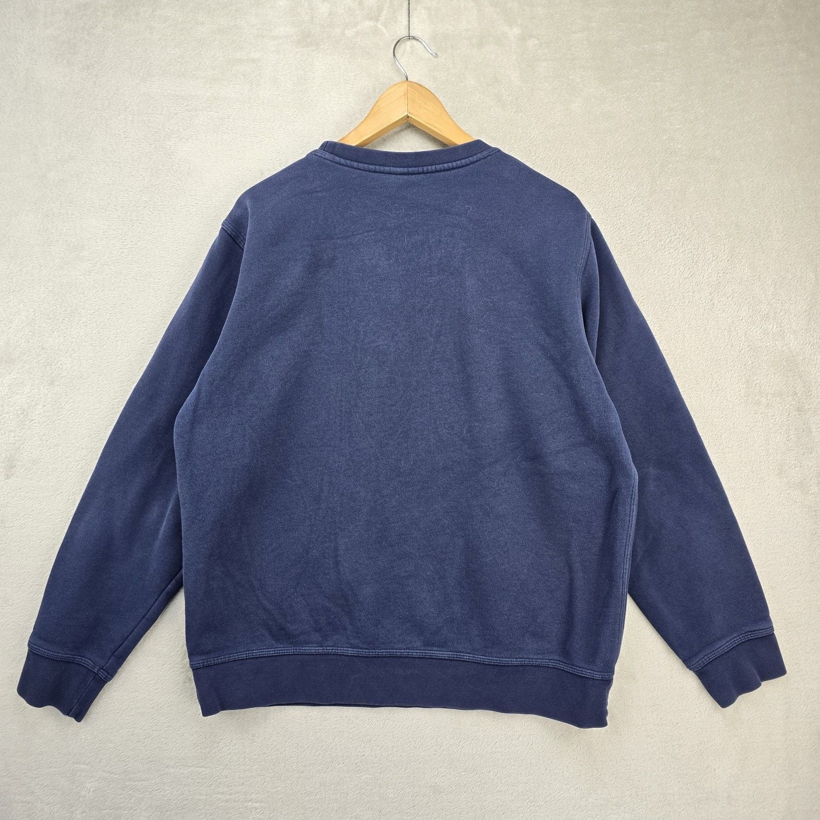 Nike Nike US Navy Football Sweatshirt Large Center Swoosh Y2K Vtg Size US L / EU 52-54 / 3 - 7 Thumbnail