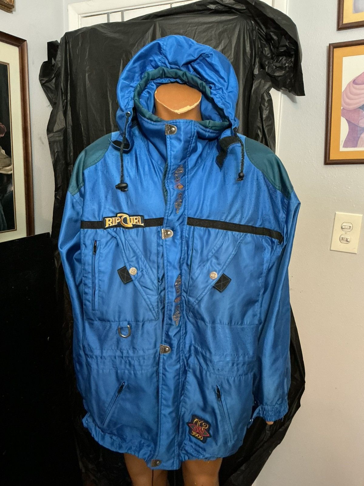 Rip Curl Vintage 90s Rip Curl ALP 3000 Snow Ski Snowboarding Jacket Size US XL / EU 56 / 4 - 22 Thumbnail