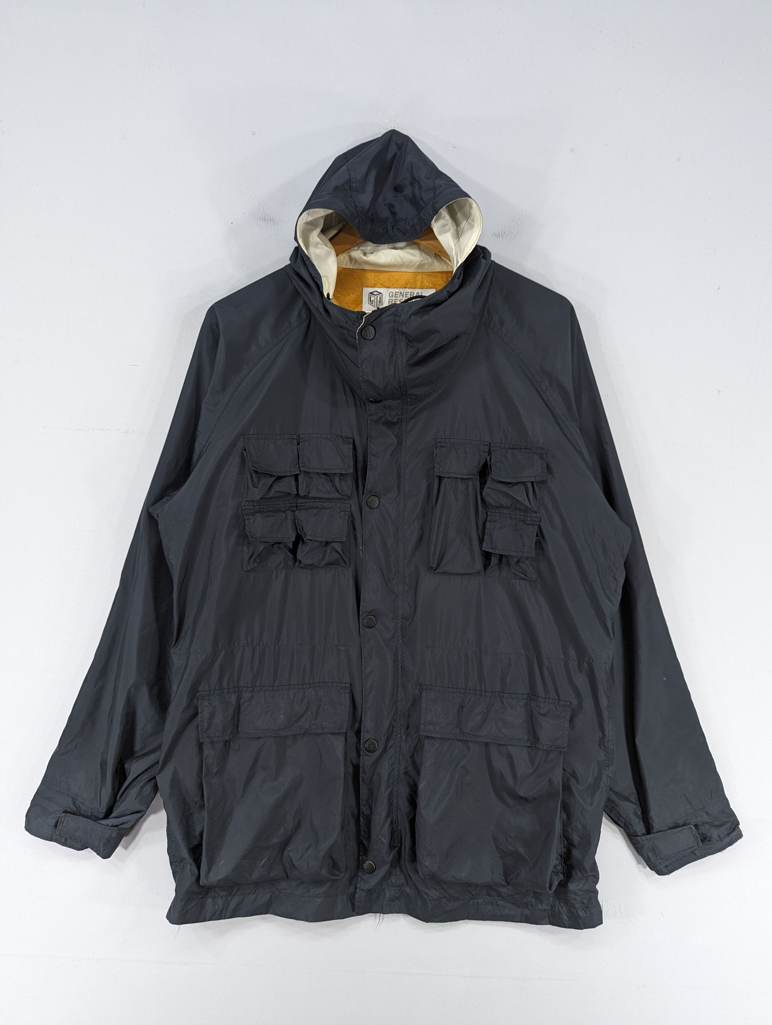 image of 1999 General Research Multipocket Hooded Jacket, Men's (Size Medium)
