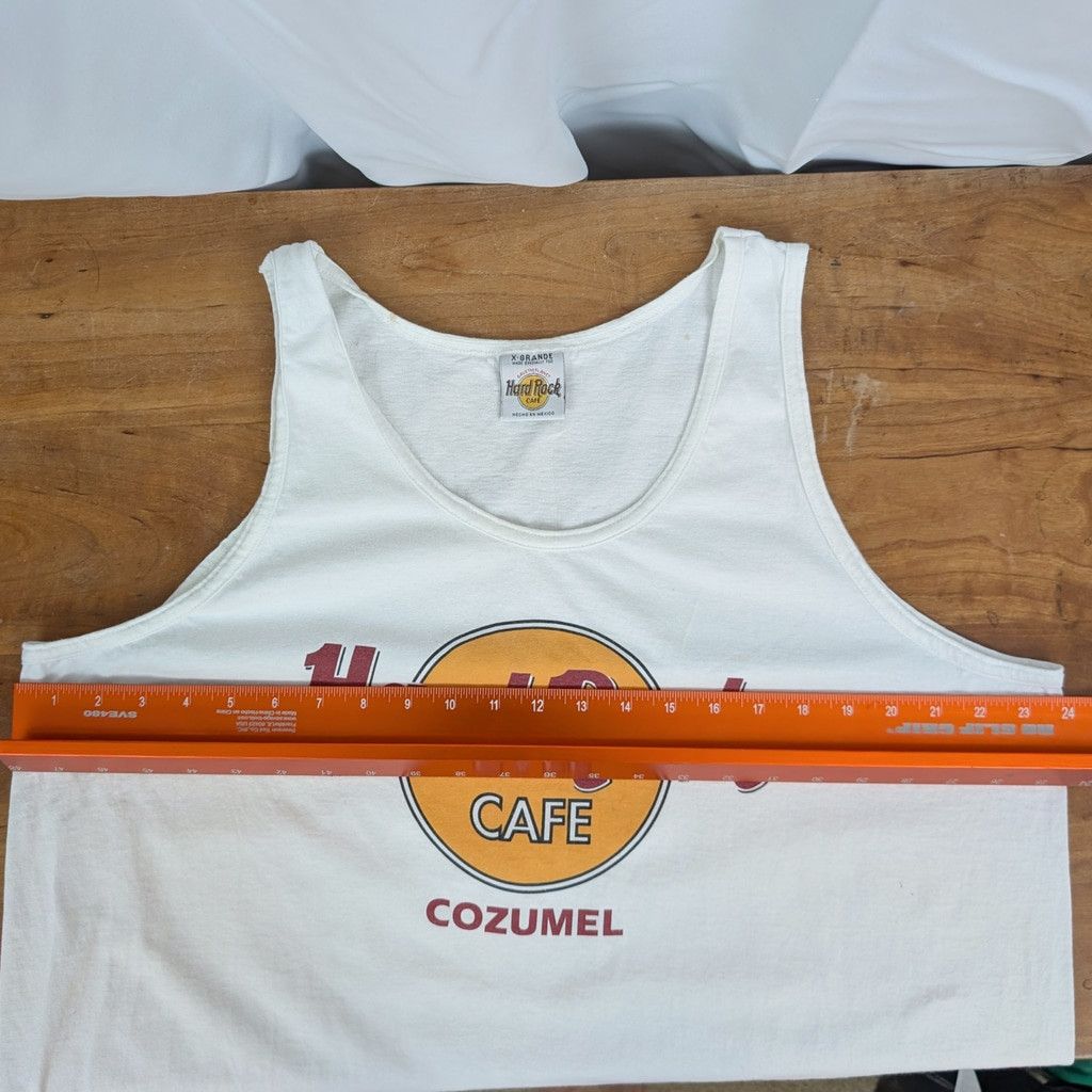 Hard Rock Cafe × Vintage Men's Vintage Hard Rock Cafe Cozumel Tank Top XL Size US XL / EU 56 / 4 - 4 Thumbnail