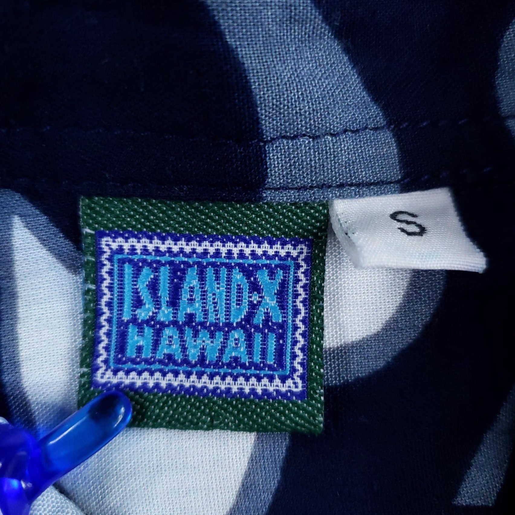 ALOHAS Island X Hawaii Shirt Mens Small Blue Floral Aloha Rayon Button Up Size US S / EU 44-46 / 1 - 5 Thumbnail